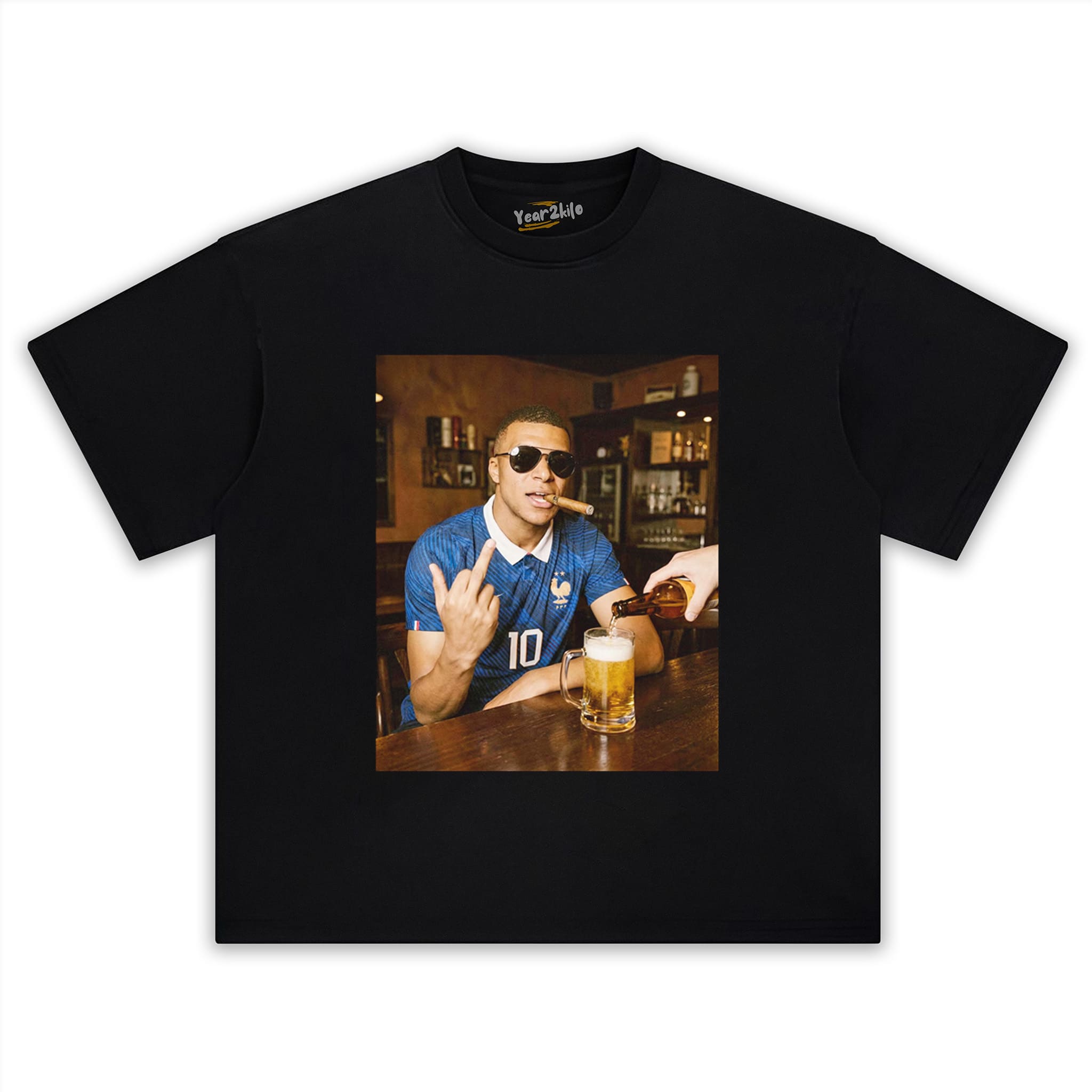 KYLIAN MBAPPÉ FRANCE FUNNY VINTAGE V2 TANK TOP & TEE & LONG SLEEVE & LAYERED LS & HOODIE