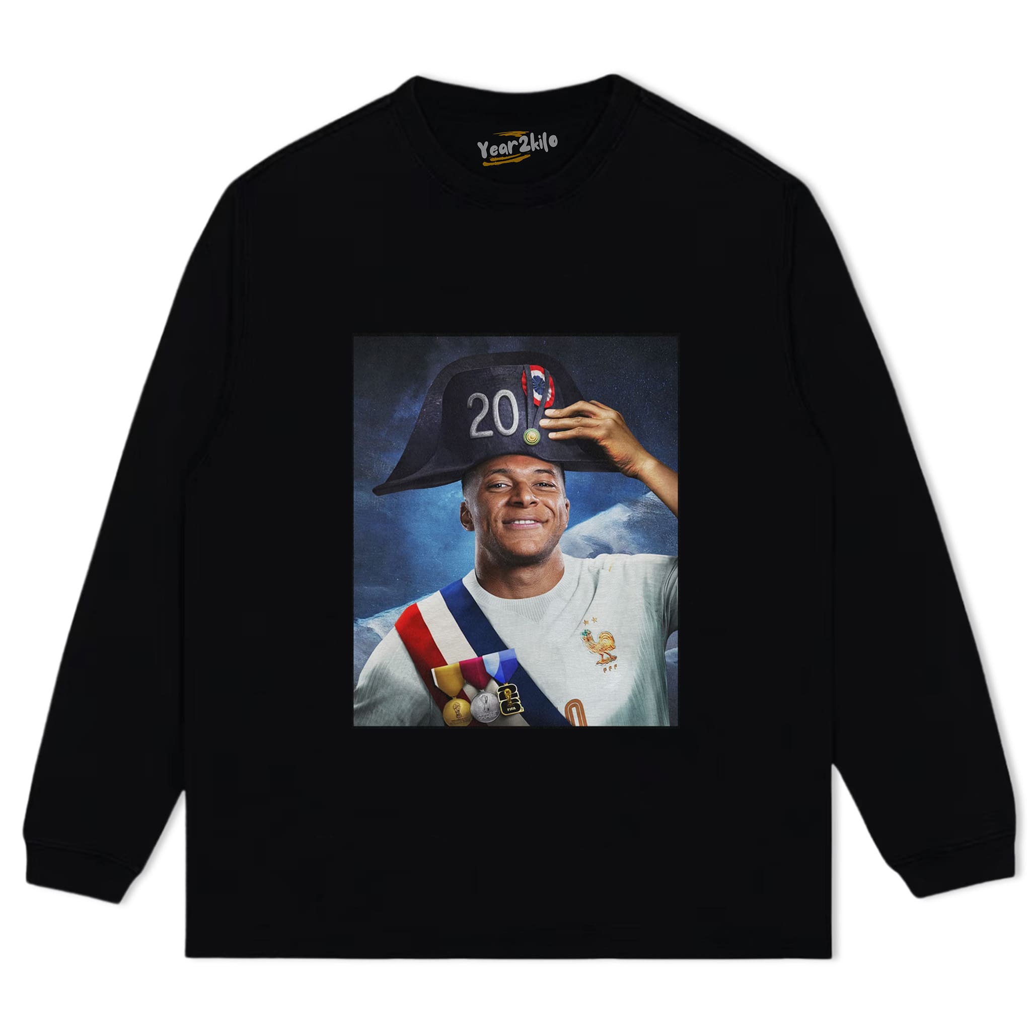 KYLIAN MBAPPÉ FRANCE V4 TANK TOP & TEE & LONG SLEEVE & LAYERED LS & HOODIE
