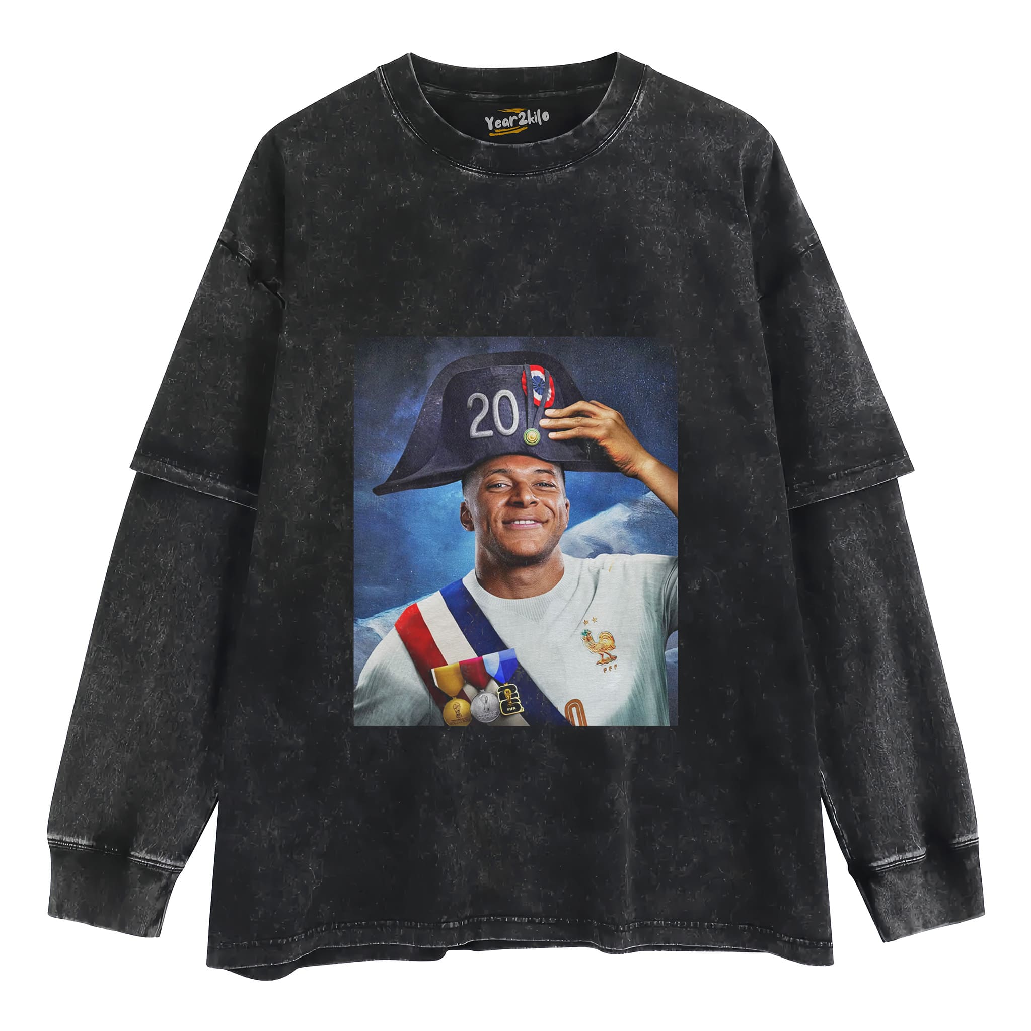 KYLIAN MBAPPÉ FRANCE V4 TANK TOP & TEE & LONG SLEEVE & LAYERED LS & HOODIE