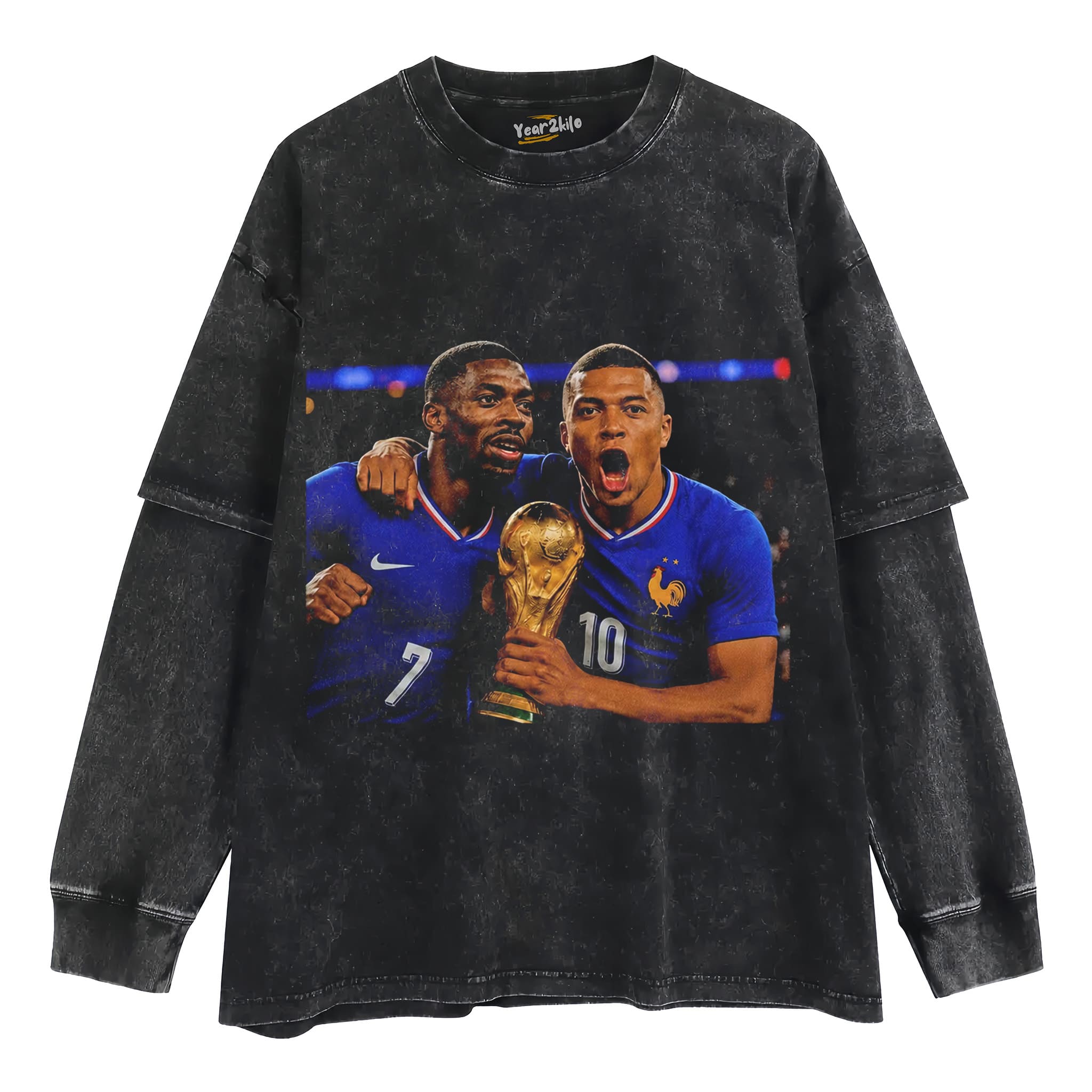 KYLIAN MBAPPÉ & OUSMANE DEMBÉLÉ TANK TOP & TEE & LONG SLEEVE & LAYERED LS & HOODIE