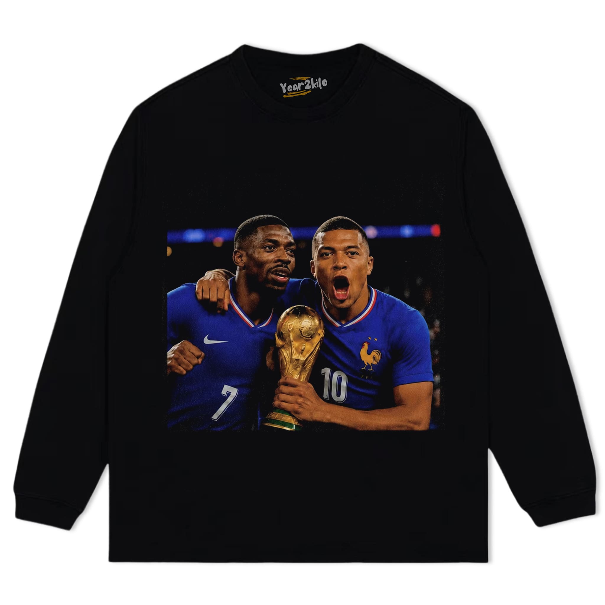 KYLIAN MBAPPÉ & OUSMANE DEMBÉLÉ TANK TOP & TEE & LONG SLEEVE & LAYERED LS & HOODIE