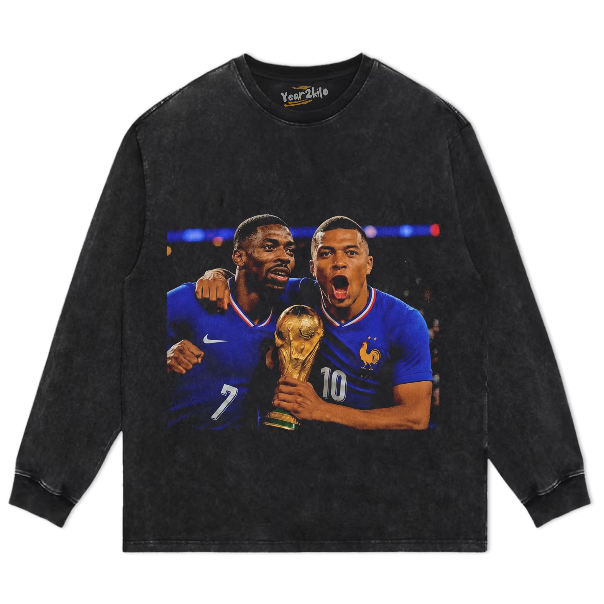 KYLIAN MBAPPÉ & OUSMANE DEMBÉLÉ TANK TOP & TEE & LONG SLEEVE & LAYERED LS & HOODIE
