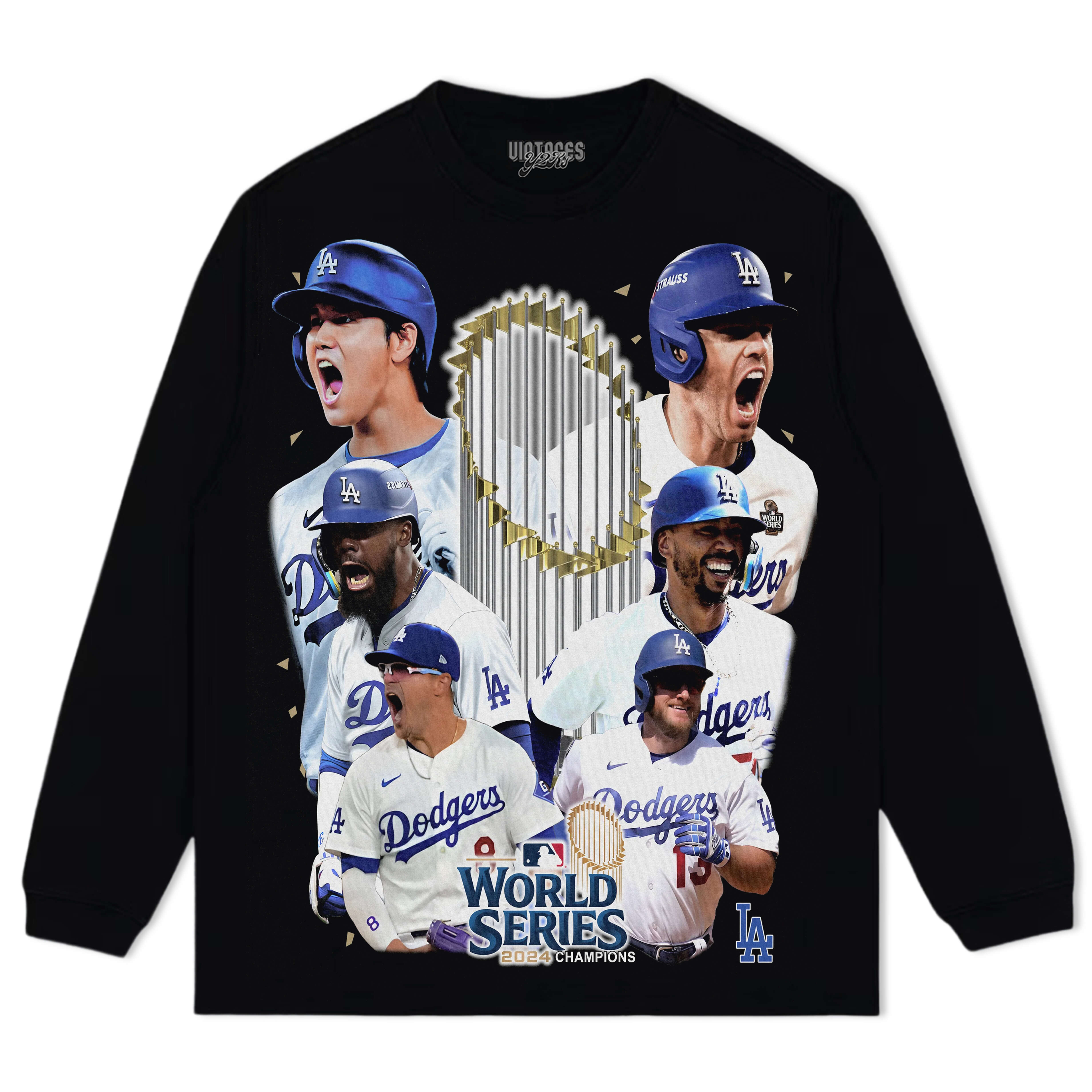 LA DODGERS WORLD SERIESCHAMPIONS 2024 GRAPHIC TEE & LS & HOODIE