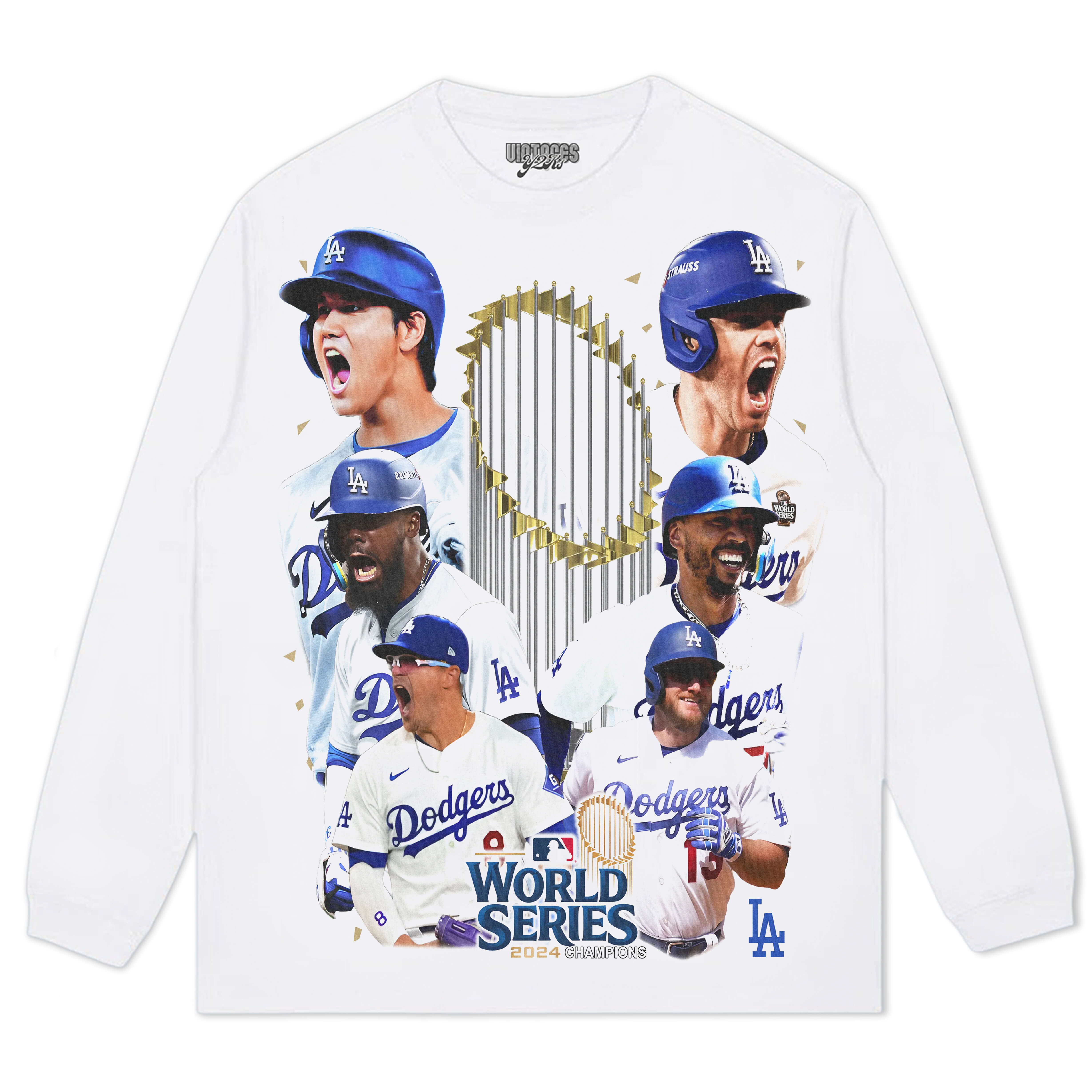 LA DODGERS WORLD SERIESCHAMPIONS 2024 GRAPHIC TEE & LS & HOODIE