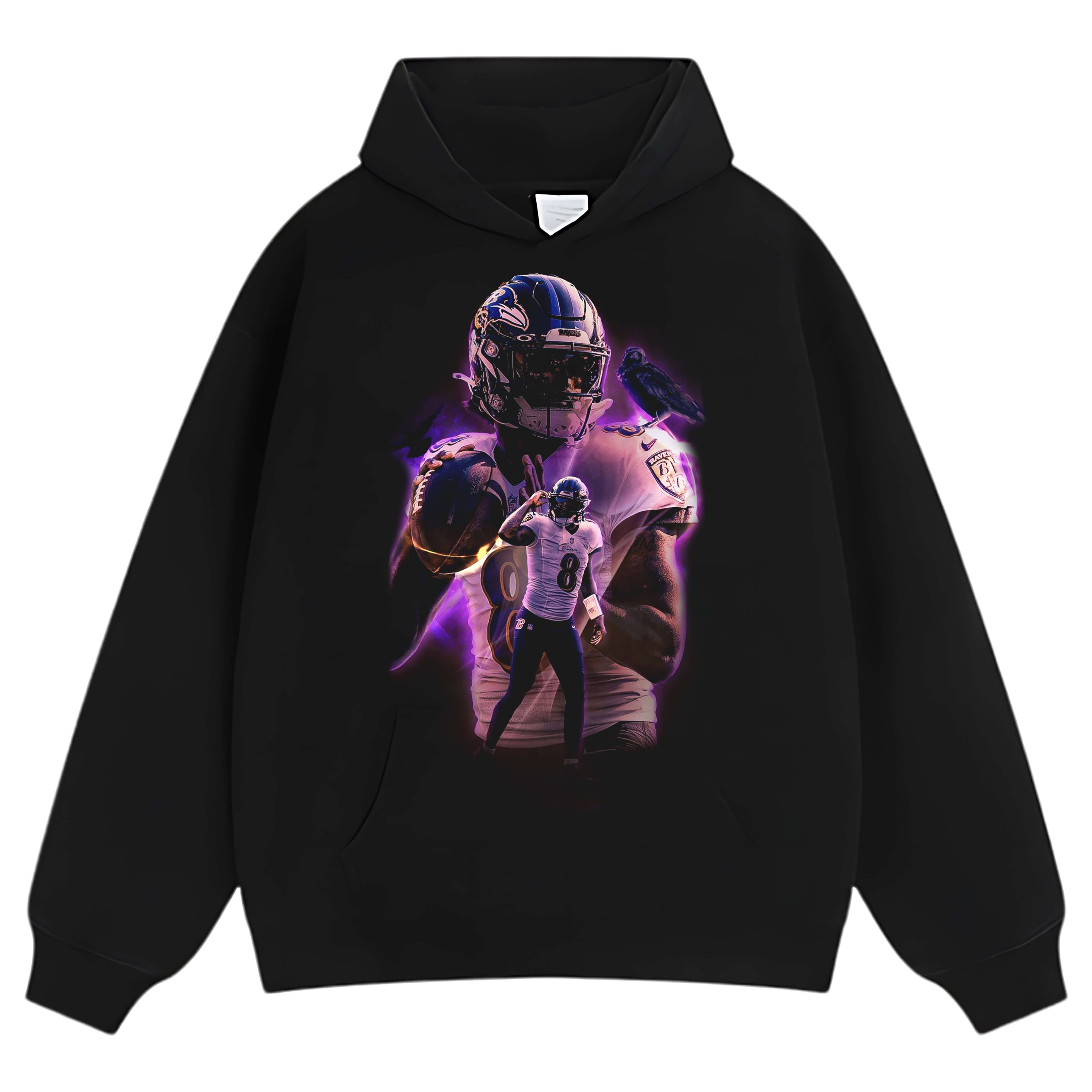LAMAR JACKSON VINTAGE V4 TEE & LS & HOODIE