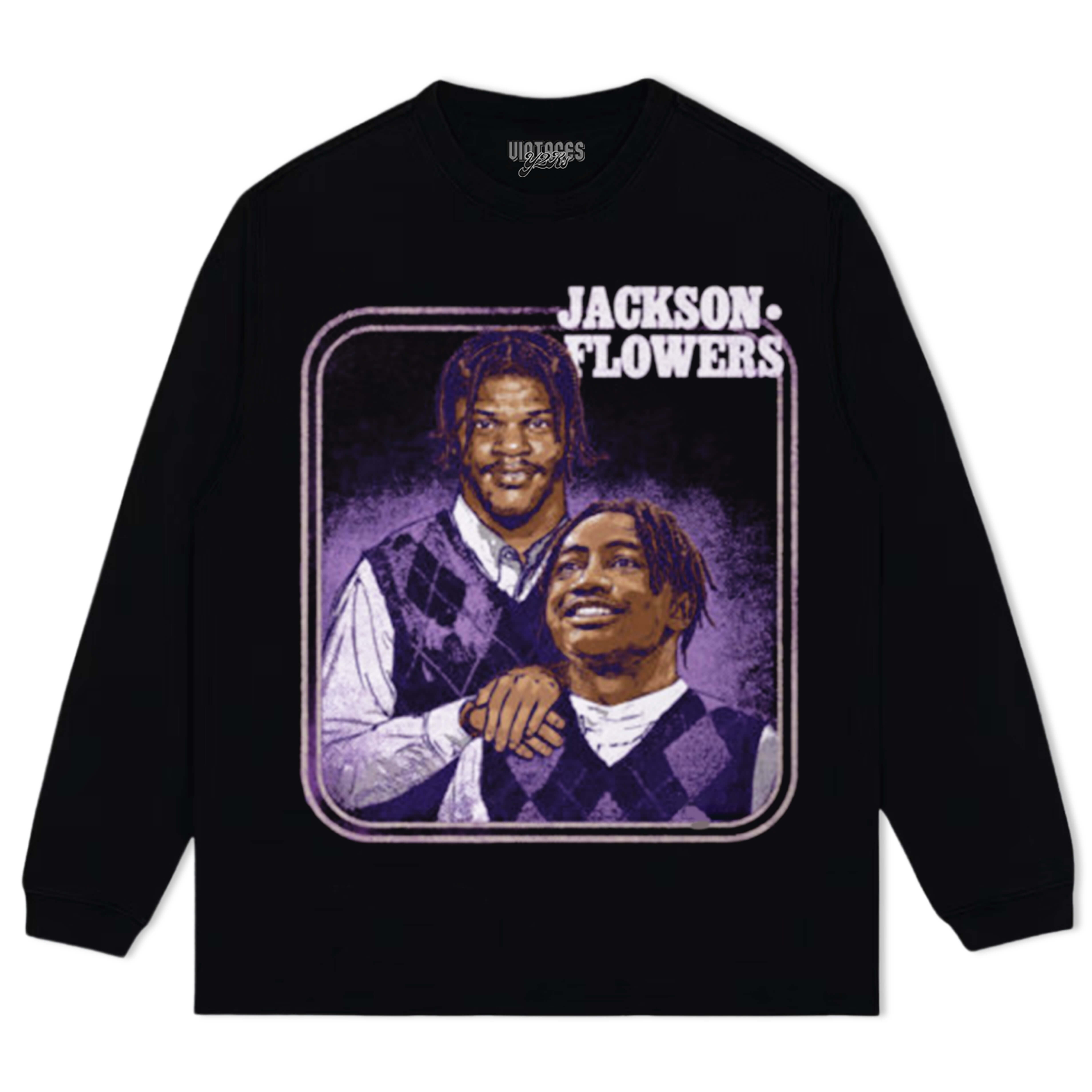 LAMAR JR. & ZAY FLOWERS BALTIMORE STEP BROTHERS TEE & LS & HOODIE