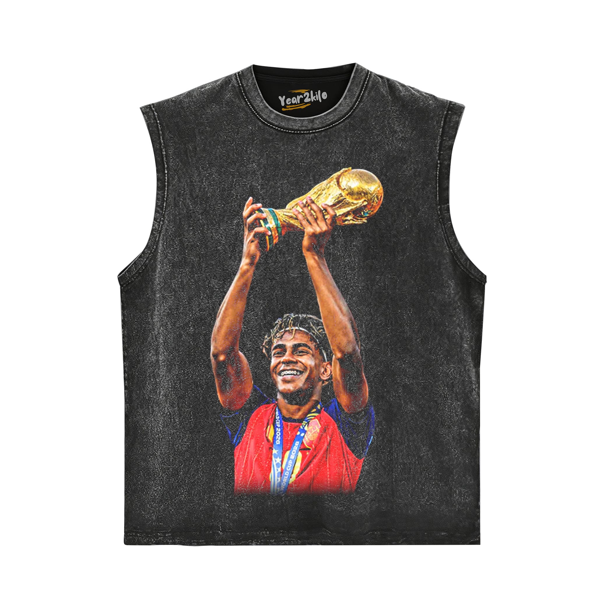 LAMINE YAMAL - CROWNED TANK TOP & TEE & LONG SLEEVE & LAYERED LS & HOODIE