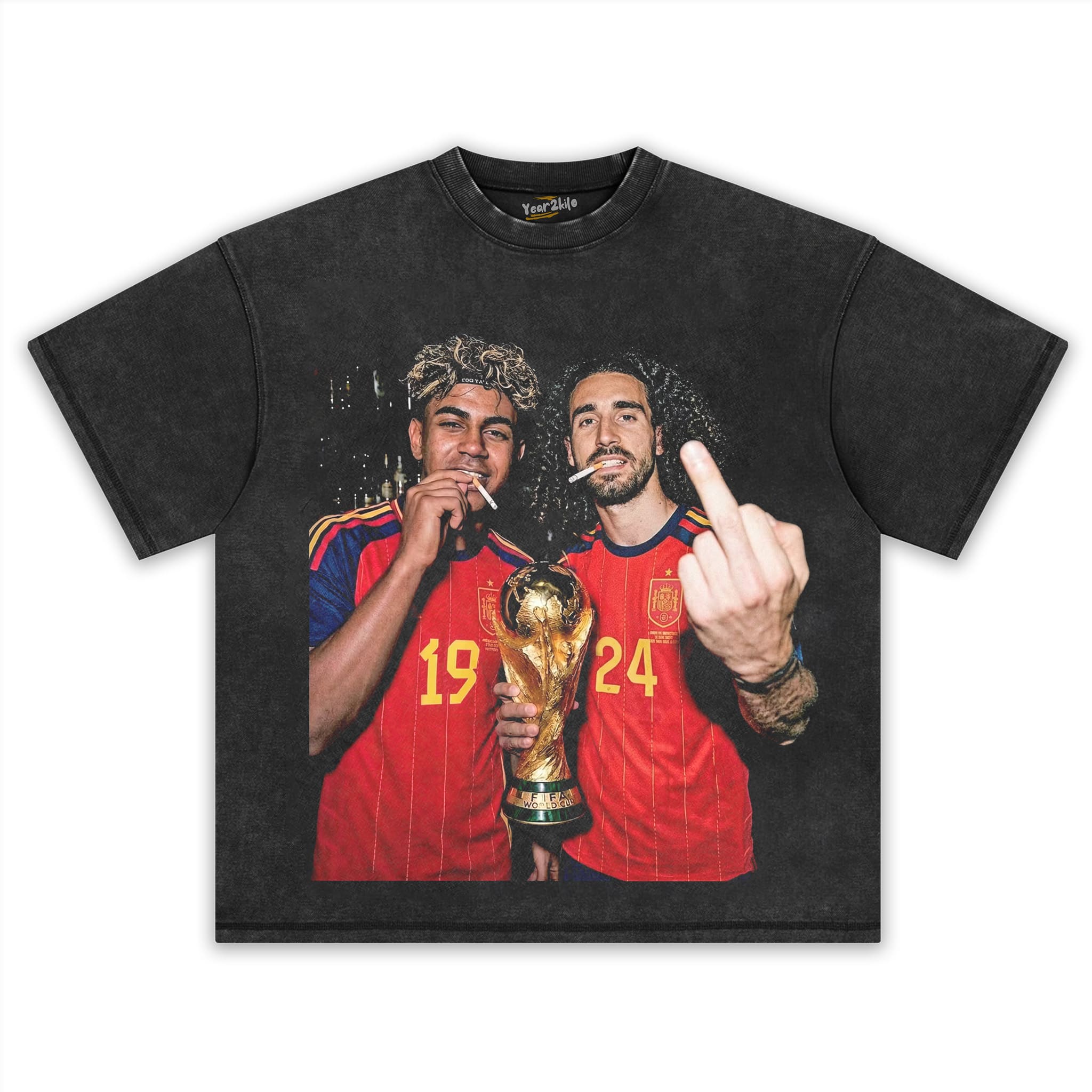 LAMINE YAMAL & MARC CUCURELLA FIFA 2026 CHAMPION TANK TOP & TEE & LONG SLEEVE & LAYERED LS & HOODIE