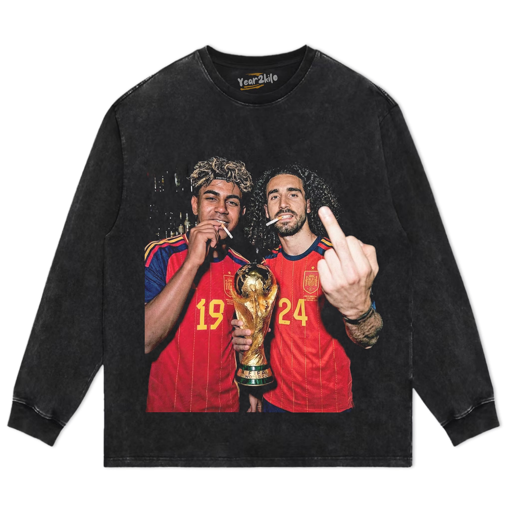LAMINE YAMAL & MARC CUCURELLA FIFA 2026 CHAMPION TANK TOP & TEE & LONG SLEEVE & LAYERED LS & HOODIE