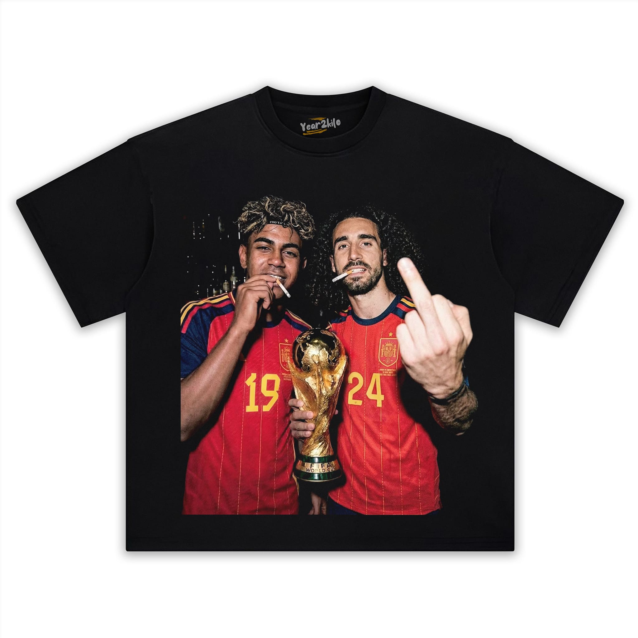 LAMINE YAMAL & MARC CUCURELLA FIFA 2026 CHAMPION TANK TOP & TEE & LONG SLEEVE & LAYERED LS & HOODIE