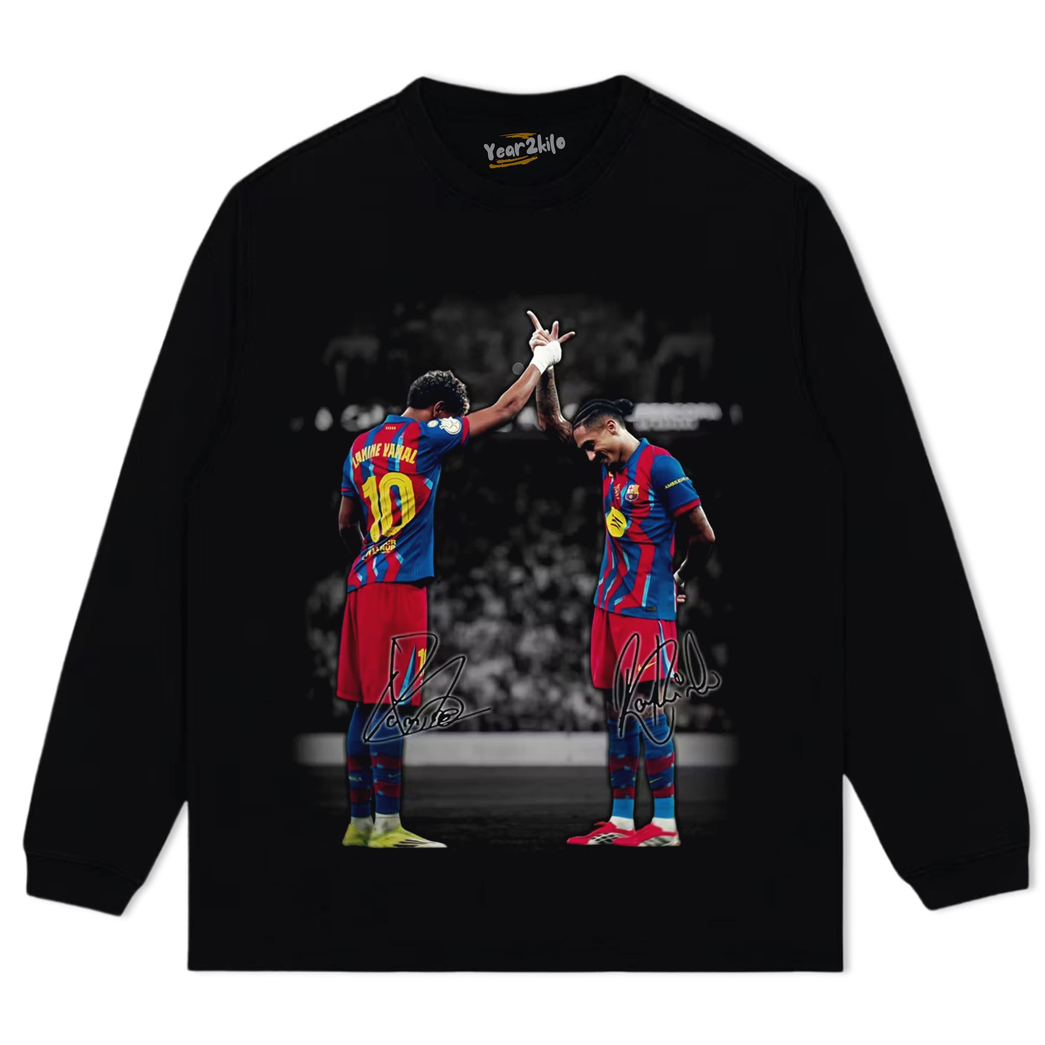 LAMINE YAMAL & RAPHINHA 2026 TANK TOP & TEE & LONG SLEEVE & LAYERED LS & HOODIE
