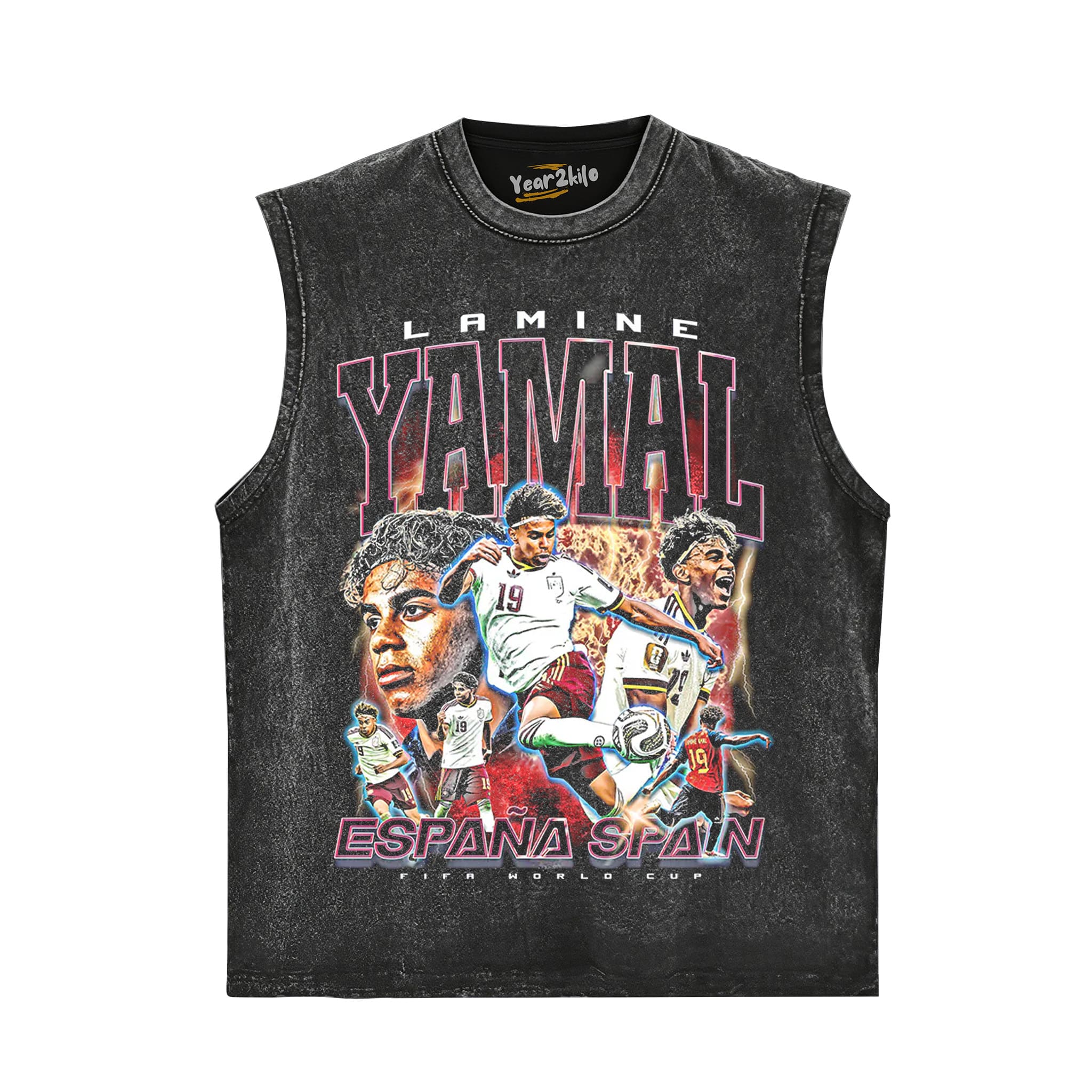 LAMINE YAMAL 'SPAIN FOOTBALL WORLD CUP' LOOK TANK TOP & TEE & LONG SLEEVE & LAYERED LS & HOODIE