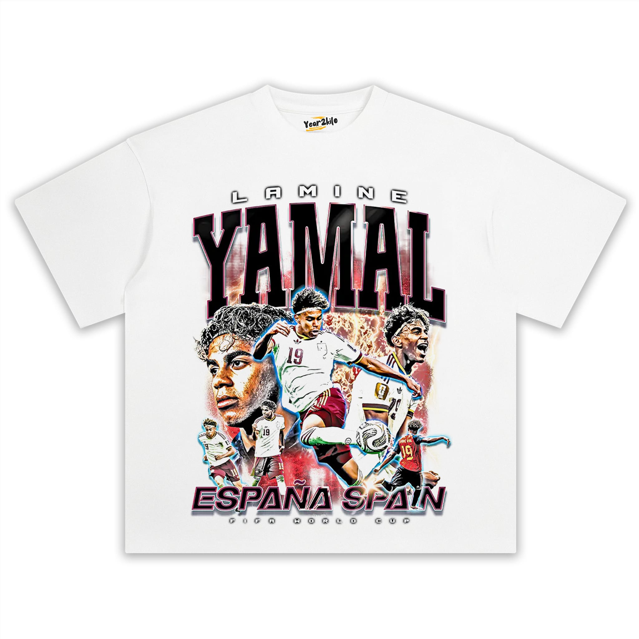 LAMINE YAMAL 'SPAIN FOOTBALL WORLD CUP' LOOK TANK TOP & TEE & LONG SLEEVE & LAYERED LS & HOODIE