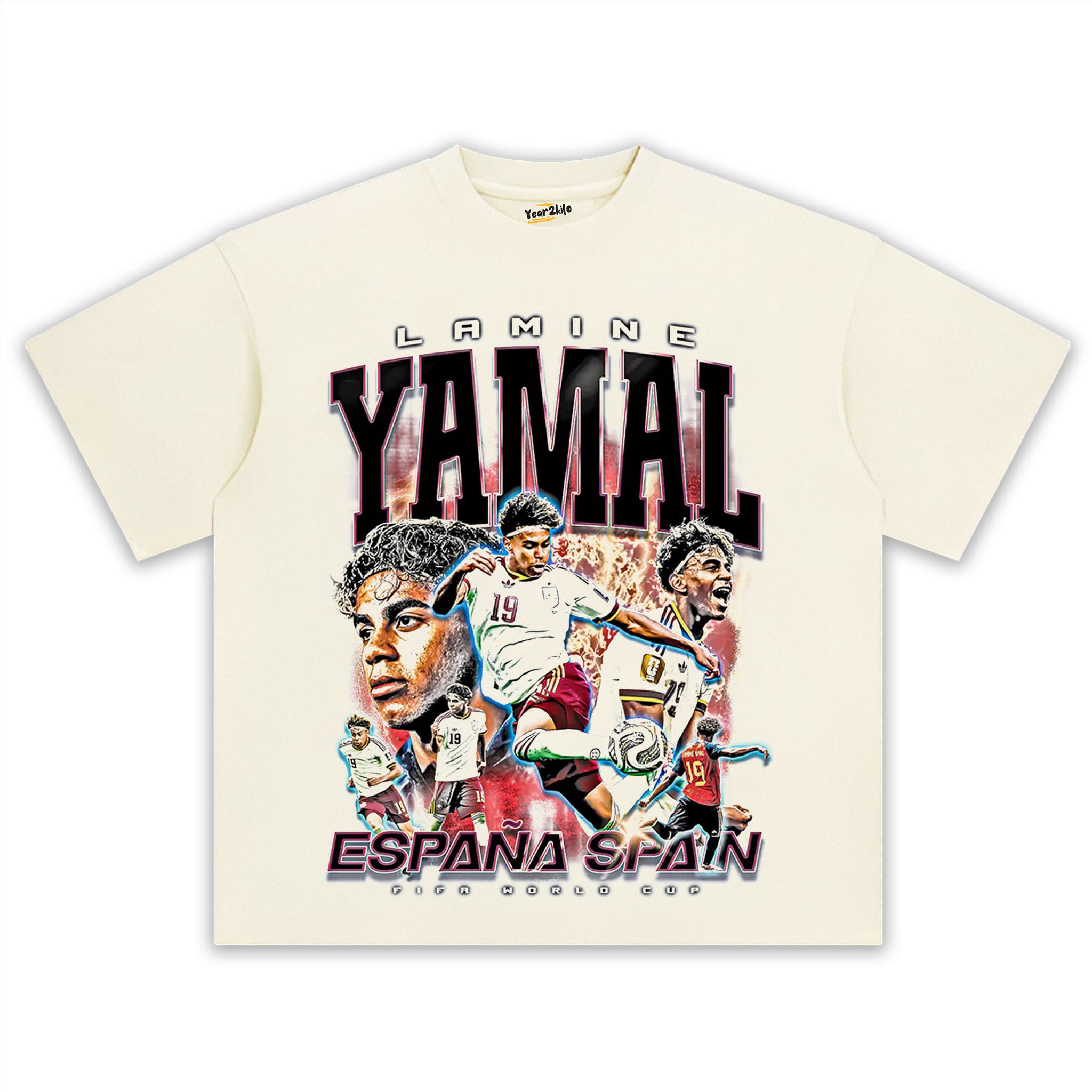 LAMINE YAMAL 'SPAIN FOOTBALL WORLD CUP' LOOK TANK TOP & TEE & LONG SLEEVE & LAYERED LS & HOODIE