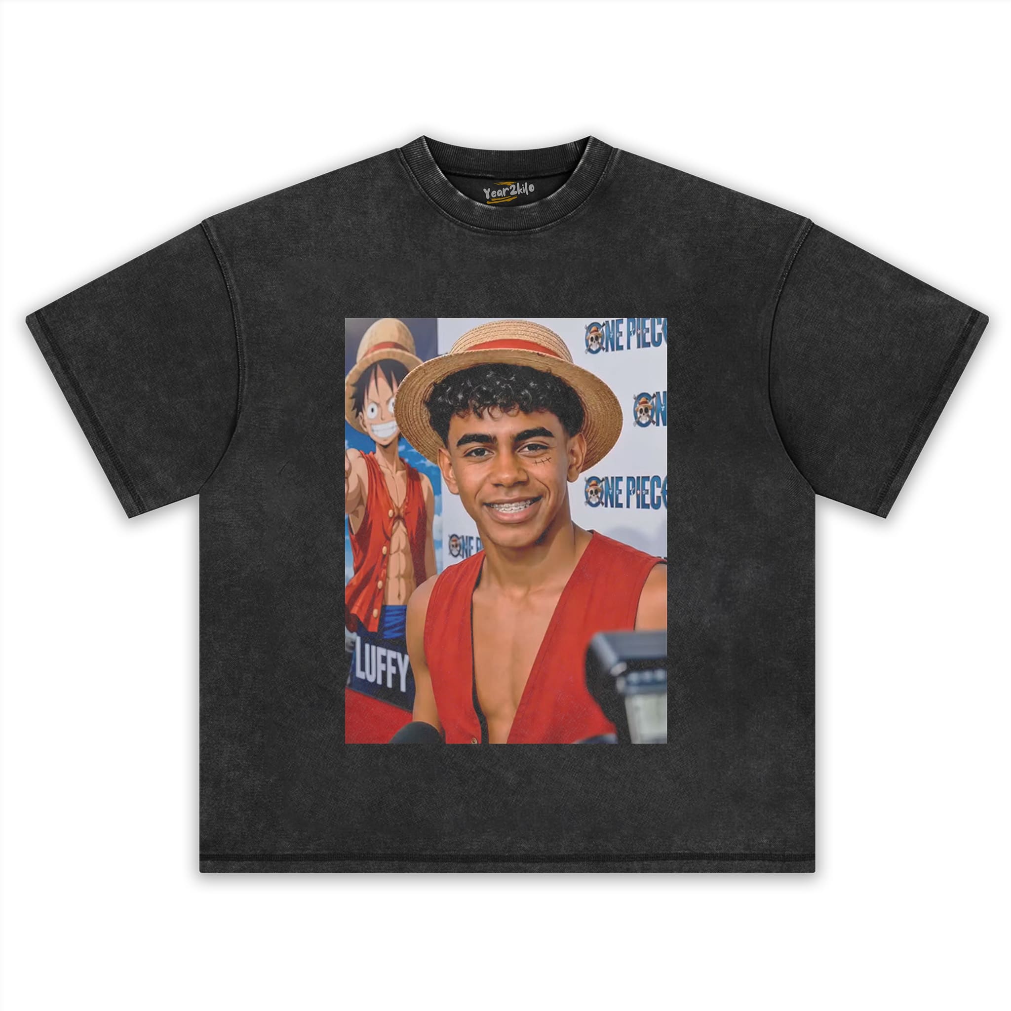 LAMINE YAMAL × LUFFY ONE PIECE GRAPHIC TANK TOP & TEE & LONG SLEEVE & LAYERED LS & HOODIE