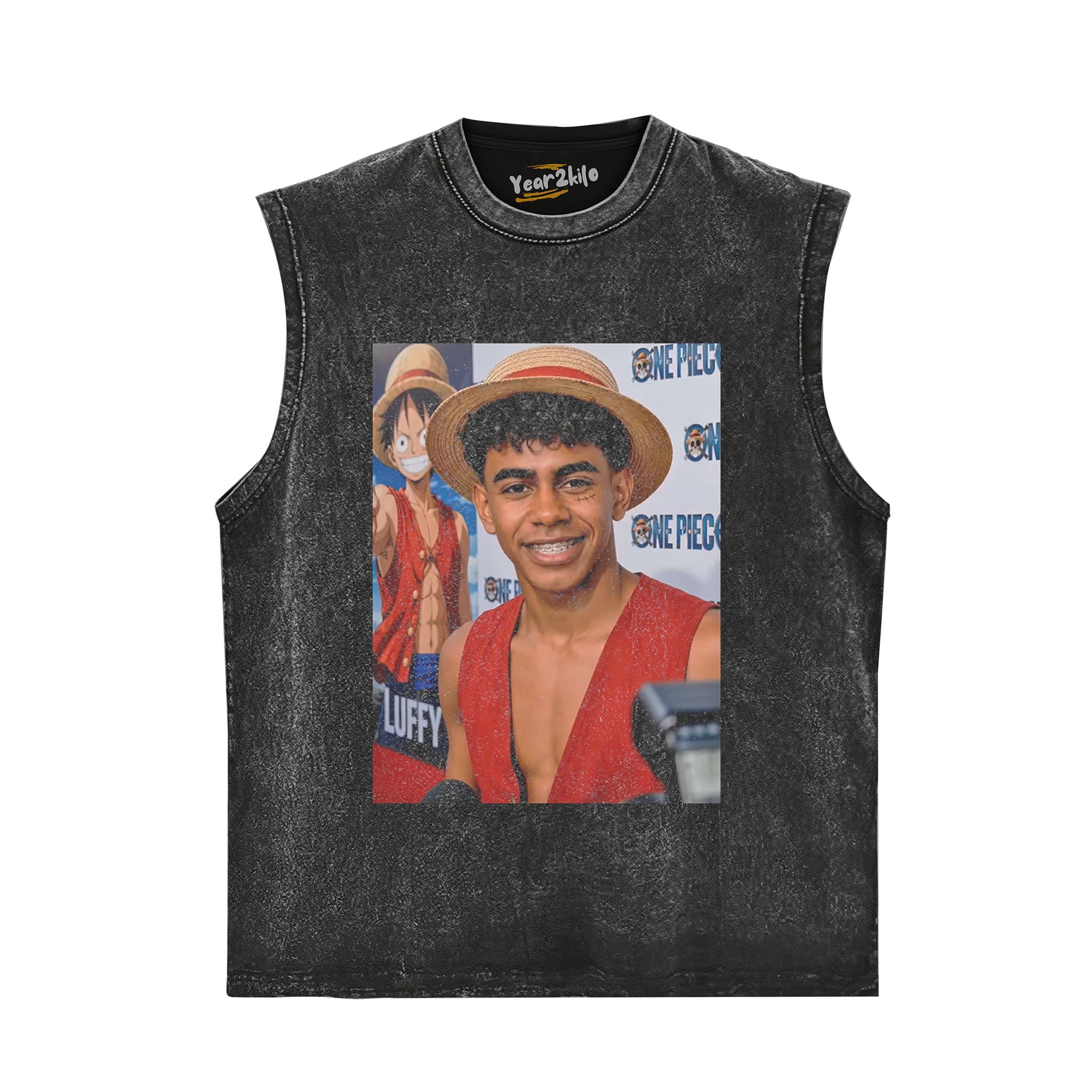 LAMINE YAMAL × LUFFY ONE PIECE GRAPHIC TANK TOP & TEE & LONG SLEEVE & LAYERED LS & HOODIE