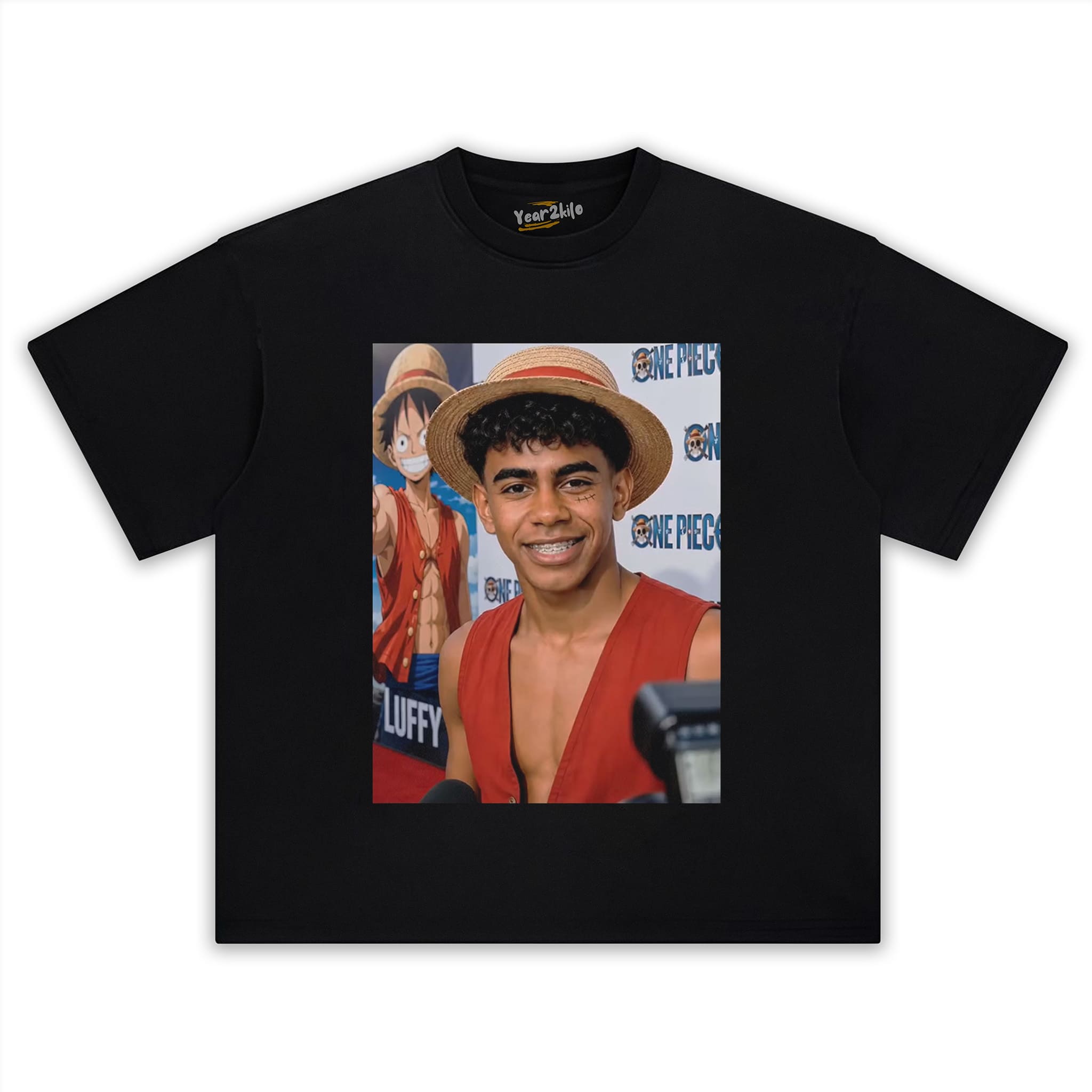 LAMINE YAMAL × LUFFY ONE PIECE GRAPHIC TANK TOP & TEE & LONG SLEEVE & LAYERED LS & HOODIE