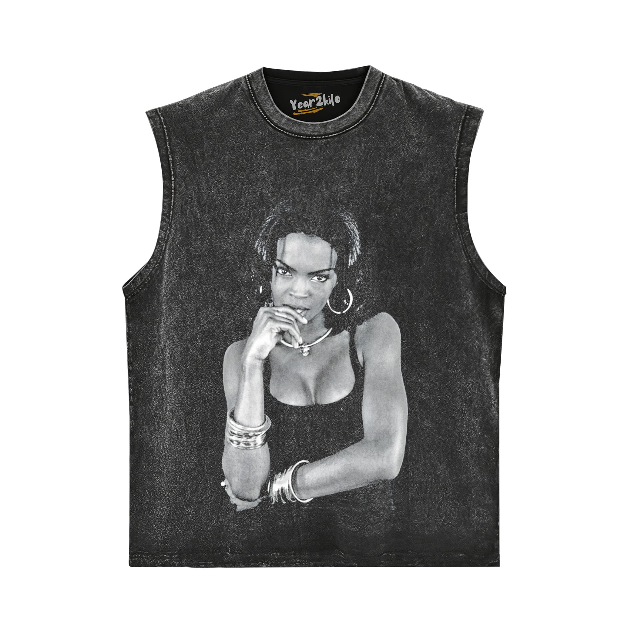 LAURYN HILL 80S 90S VINTAGE LOOK TANK TOP & TEE & LONG SLEEVE & LAYERED LS & HOODIE