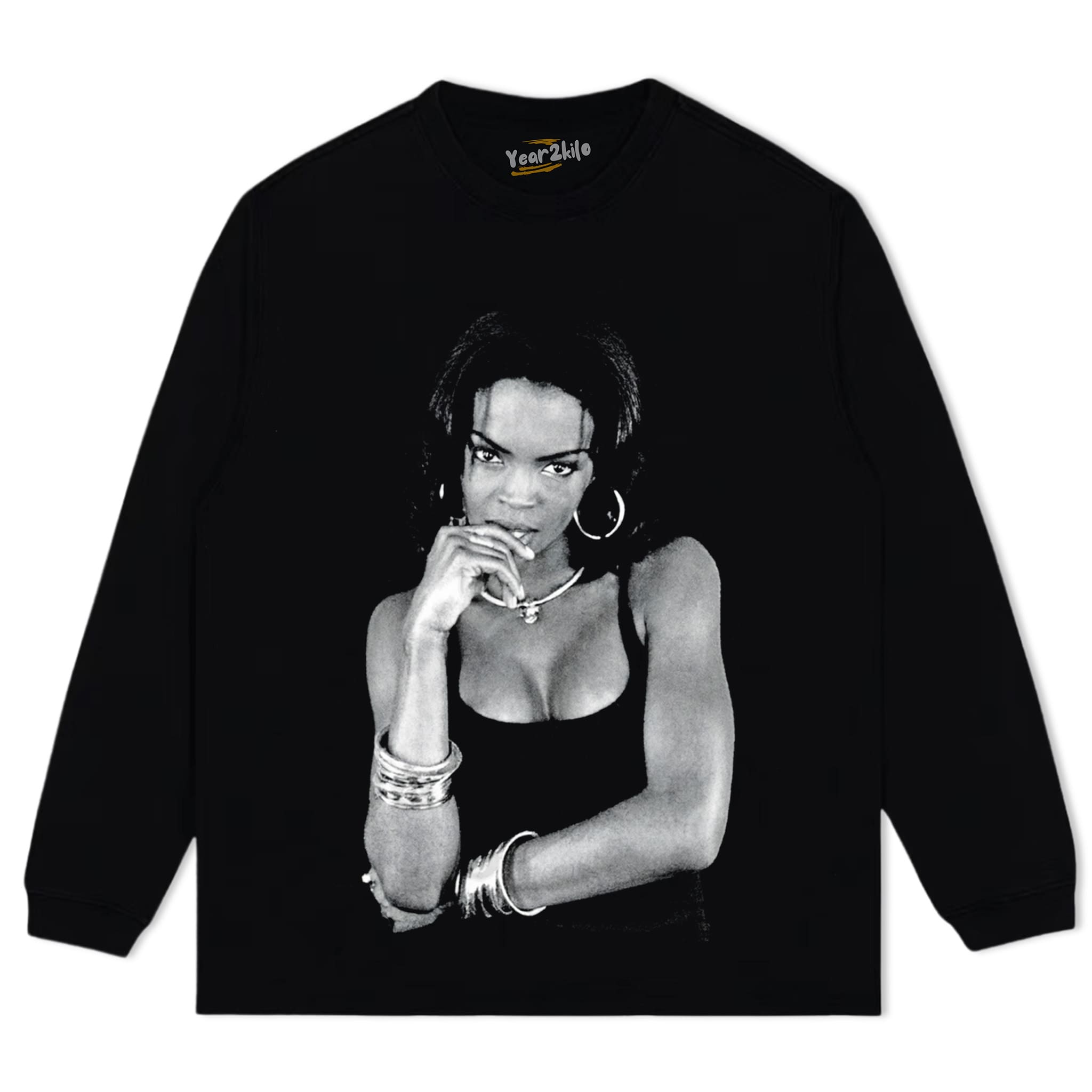 LAURYN HILL 80S 90S VINTAGE LOOK TANK TOP & TEE & LONG SLEEVE & LAYERED LS & HOODIE
