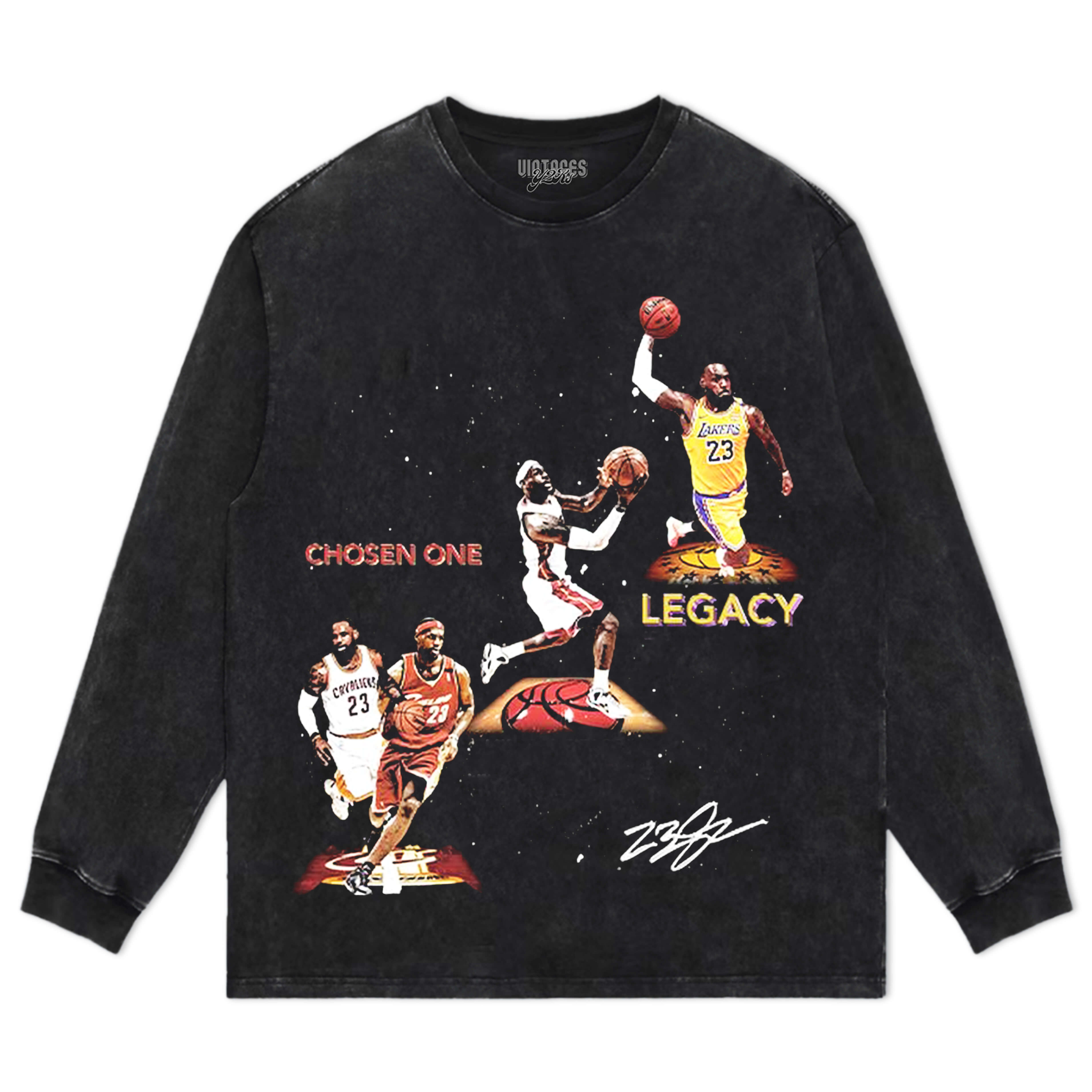 LEBRON JAMES LEGACY VINTAGE TEE & LS & HOODIE