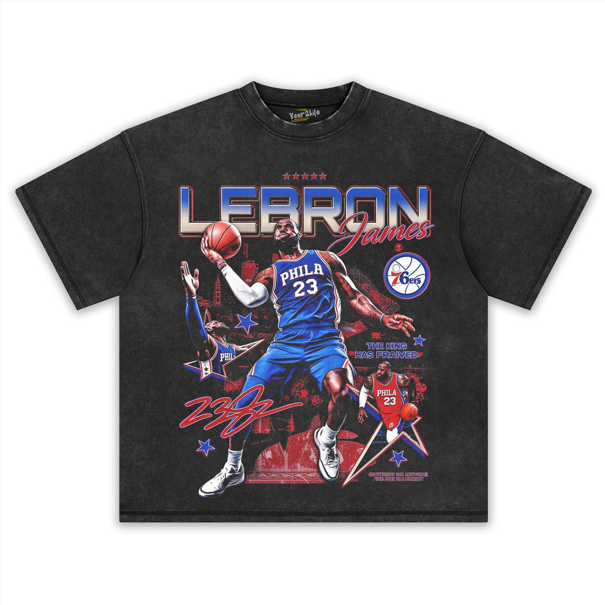 LEBRON X 76ERS TANK TOP & TEE & LONG SLEEVE & LAYERED LS & HOODIE