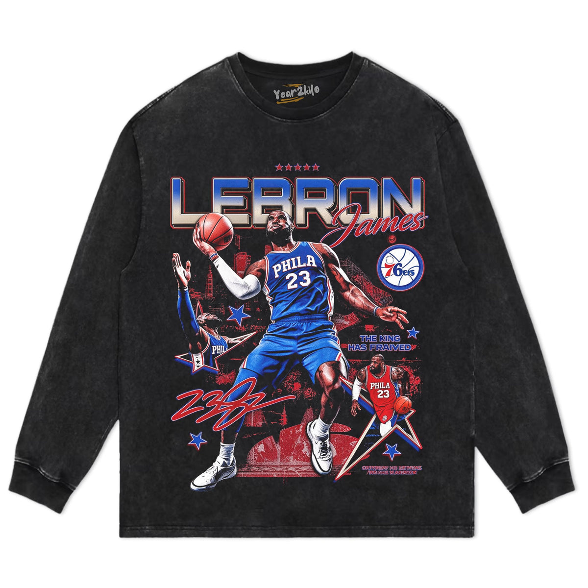 LEBRON X 76ERS TANK TOP & TEE & LONG SLEEVE & LAYERED LS & HOODIE
