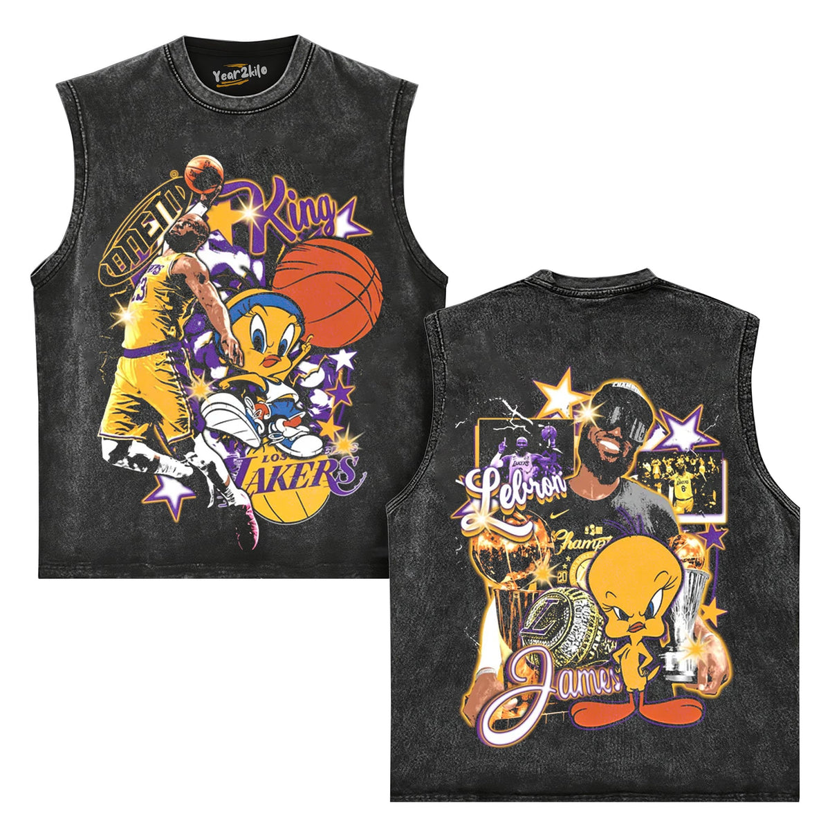 LEBRON X TWEETY BIRD TANK TOP & TEE & LONG SLEEVE & LAYERED LS & HOODIE