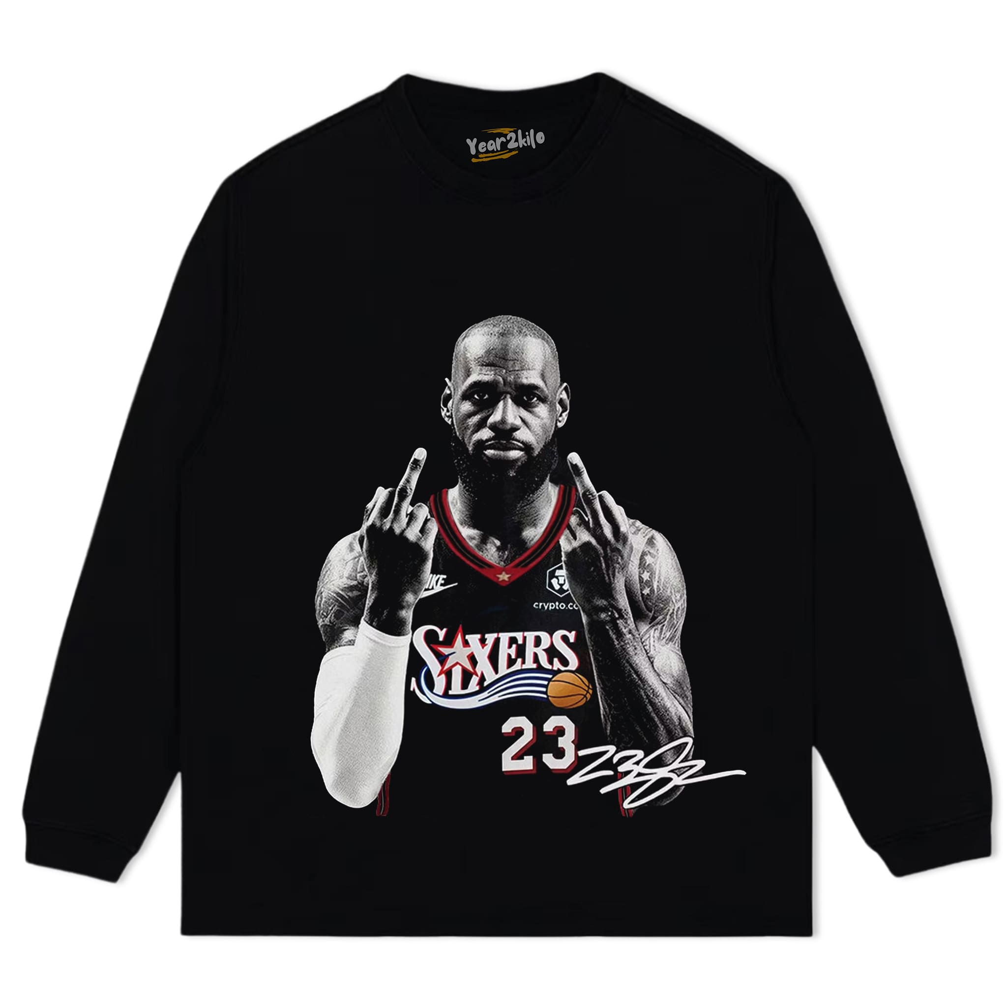LEBRON JAMES 76ERS V11 TANK TOP & TEE & LONG SLEEVE & LAYERED LS & HOODIE
