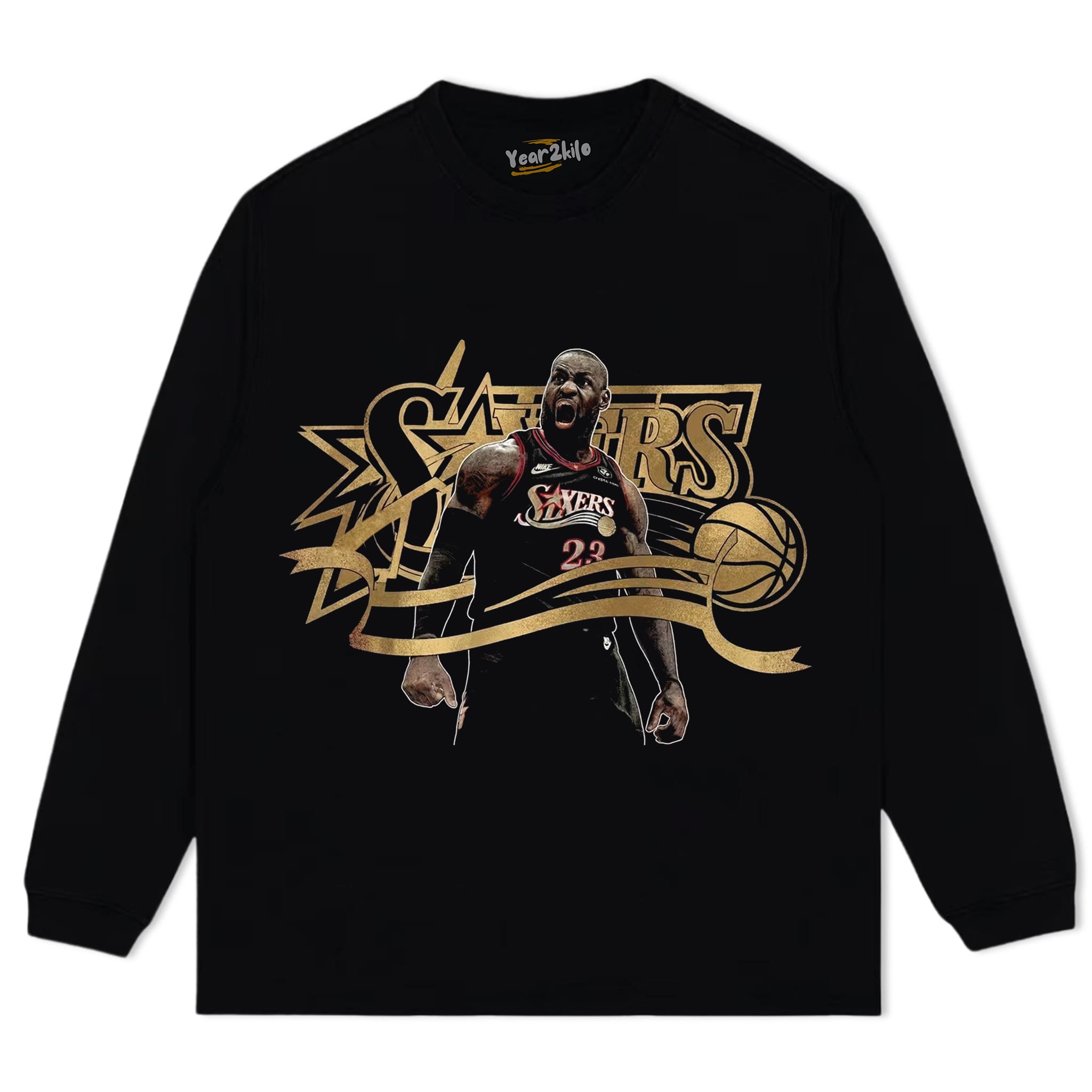 LEBRON JAMES 76ERS V12 TANK TOP & TEE & LONG SLEEVE & LAYERED LS & HOODIE