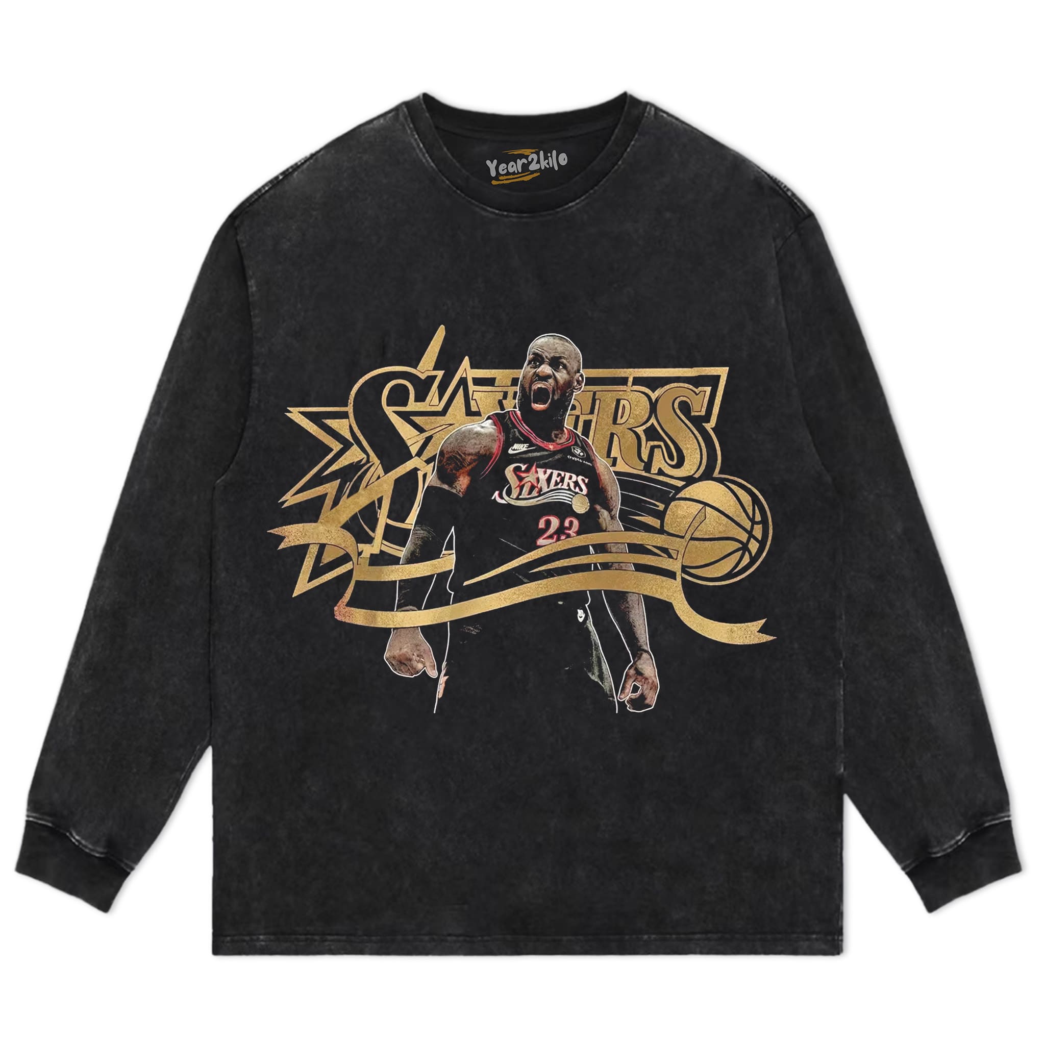 LEBRON JAMES 76ERS V12 TANK TOP & TEE & LONG SLEEVE & LAYERED LS & HOODIE