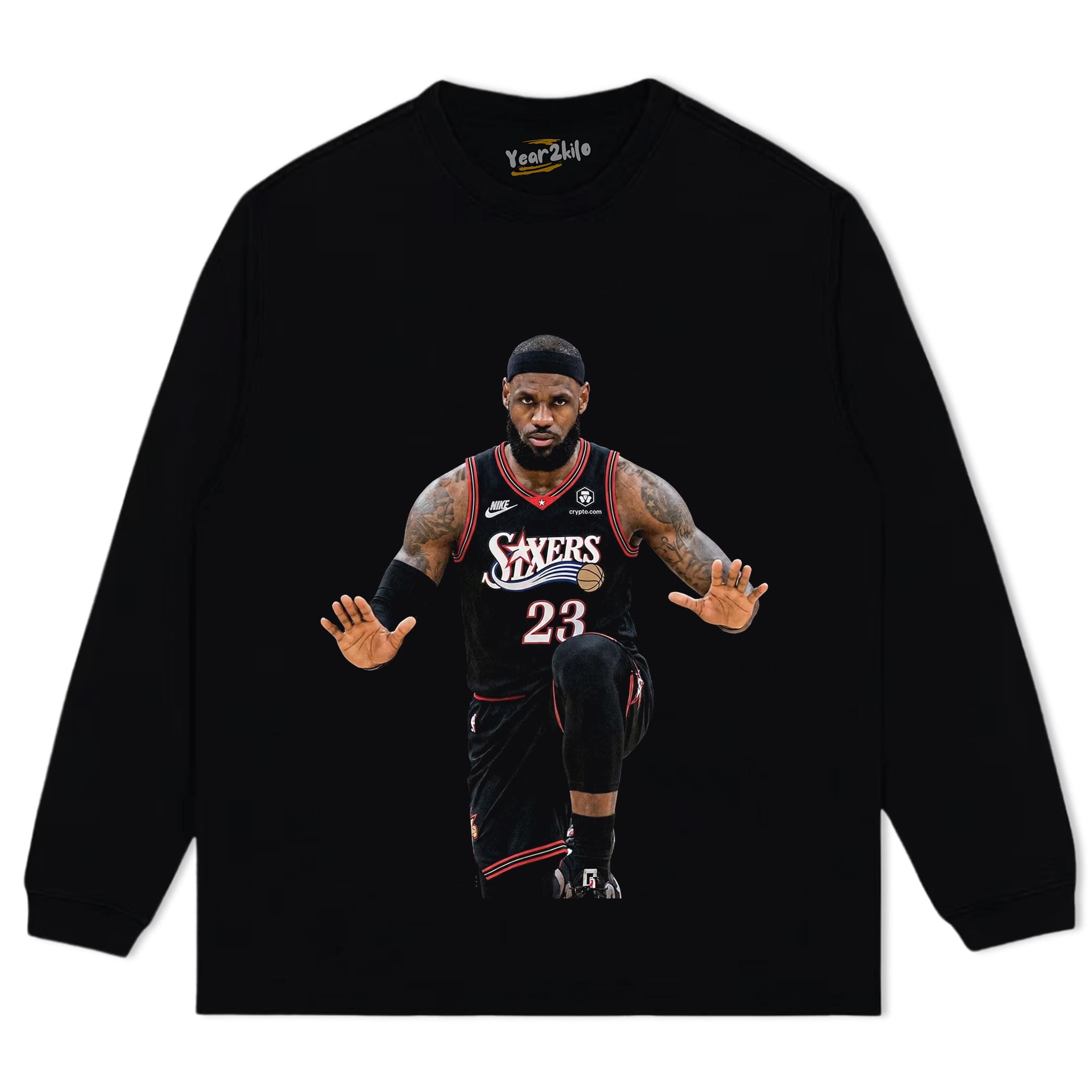 LEBRON JAMES 76ERS V1 TANK TOP & TEE & LONG SLEEVE & LAYERED LS & HOODIE