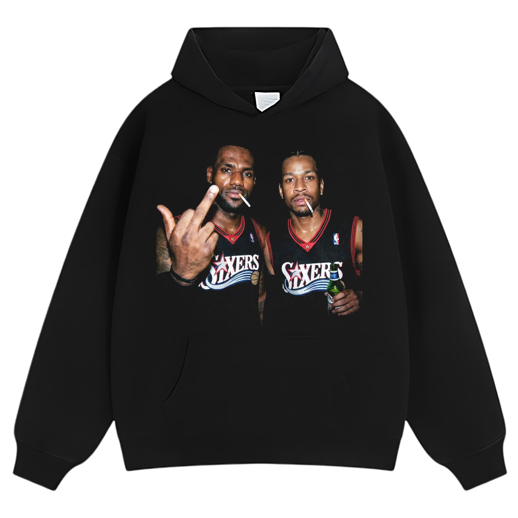LEBRON JAMES & ALLEN IVERSON FUNNY TANK TOP & TEE & LONG SLEEVE & LAYERED LS & HOODIE