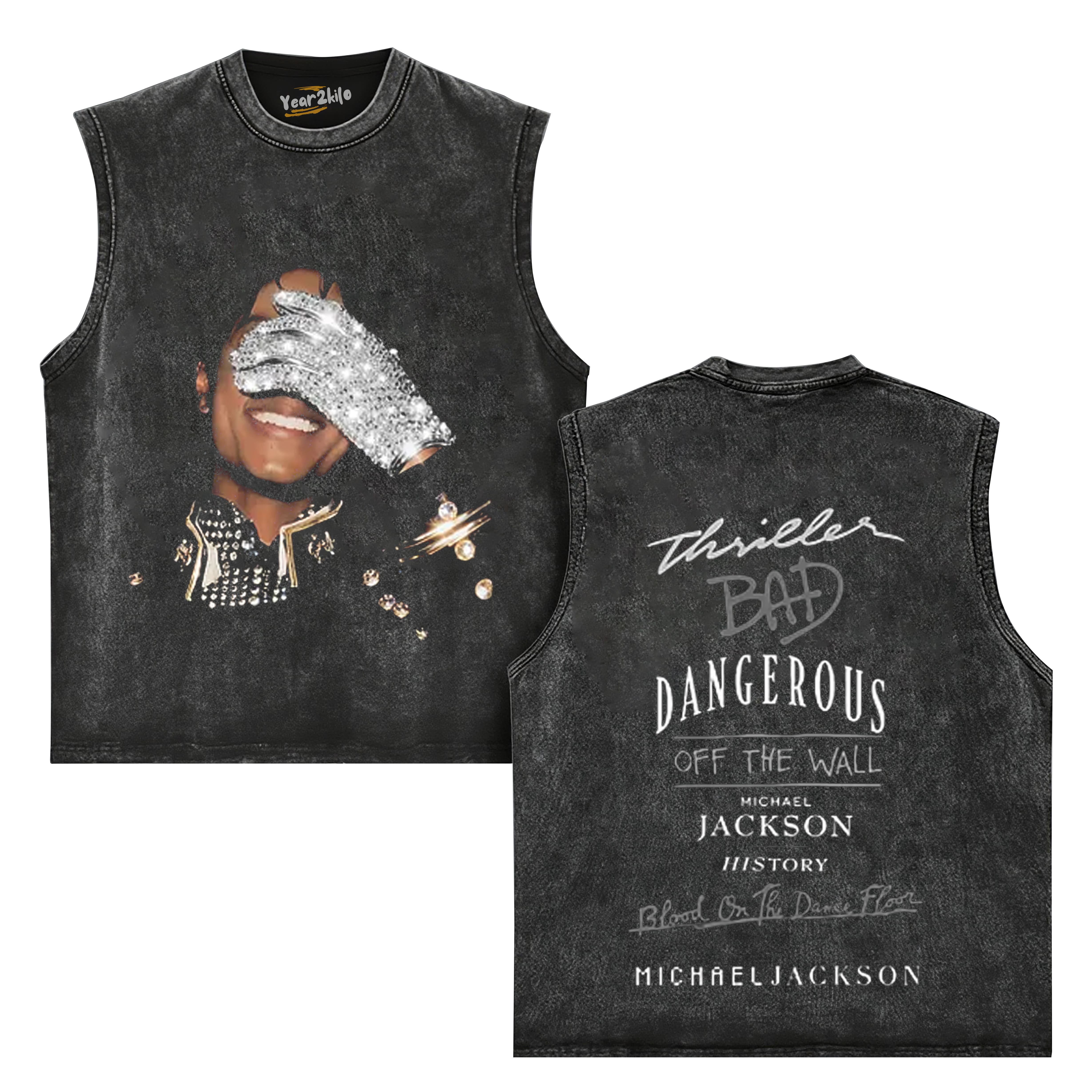 LEGENDARY SINGER MICHAEL JACKSON V6 TANK TOP & TEE & LONG SLEEVE & LAYERED LS & HOODIE