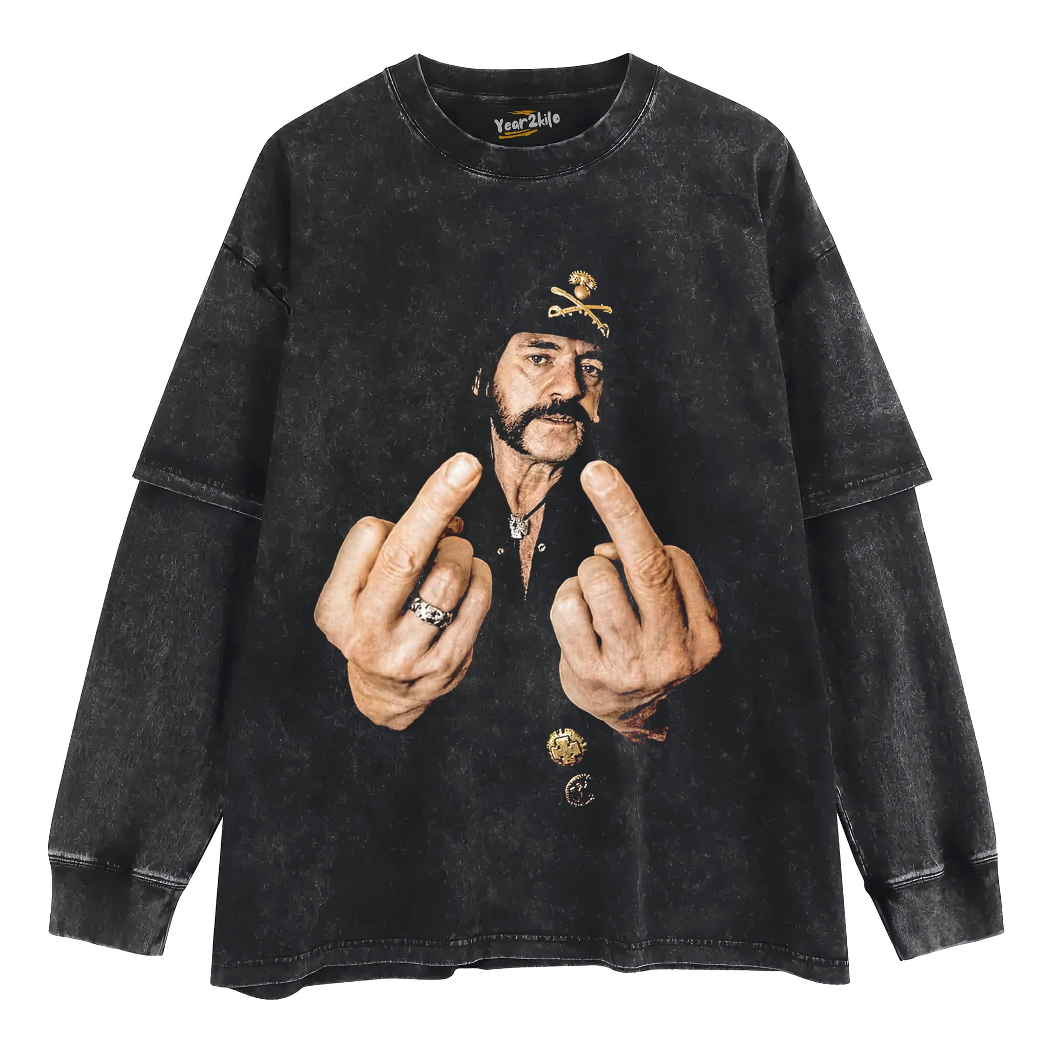 LEMMY KILMISTER VINTAGE V2 TANK TOP & TEE & LONG SLEEVE & LAYERED LS & HOODIE