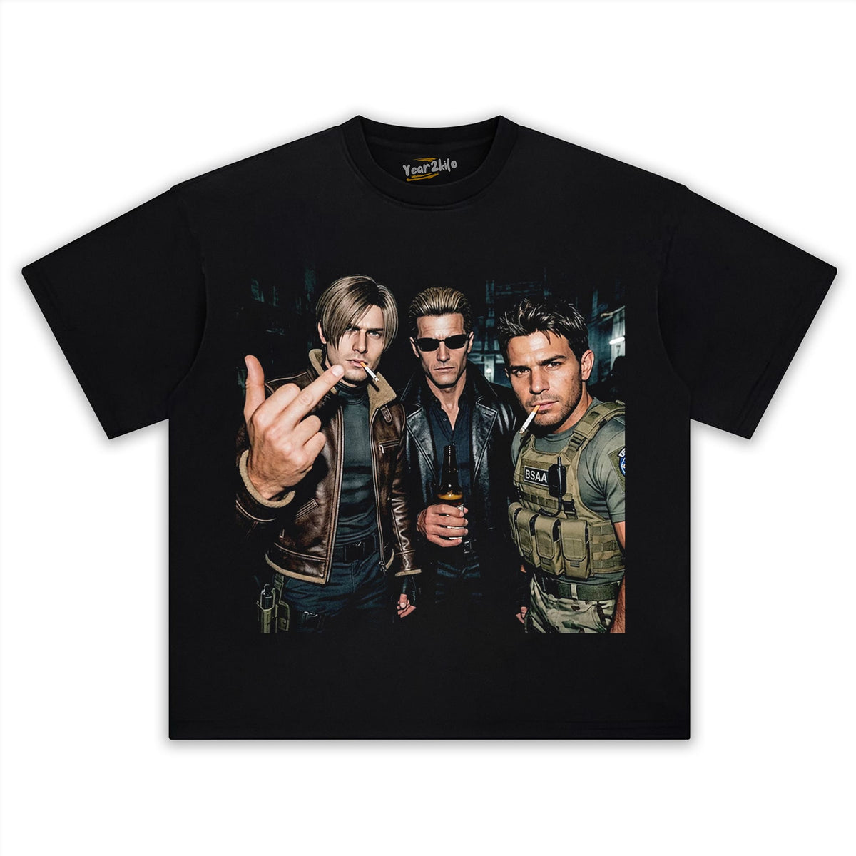 LEON & CHRIS & WESKER TANK TOP & TEE & LONG SLEEVE & LAYERED LS & HOODIE