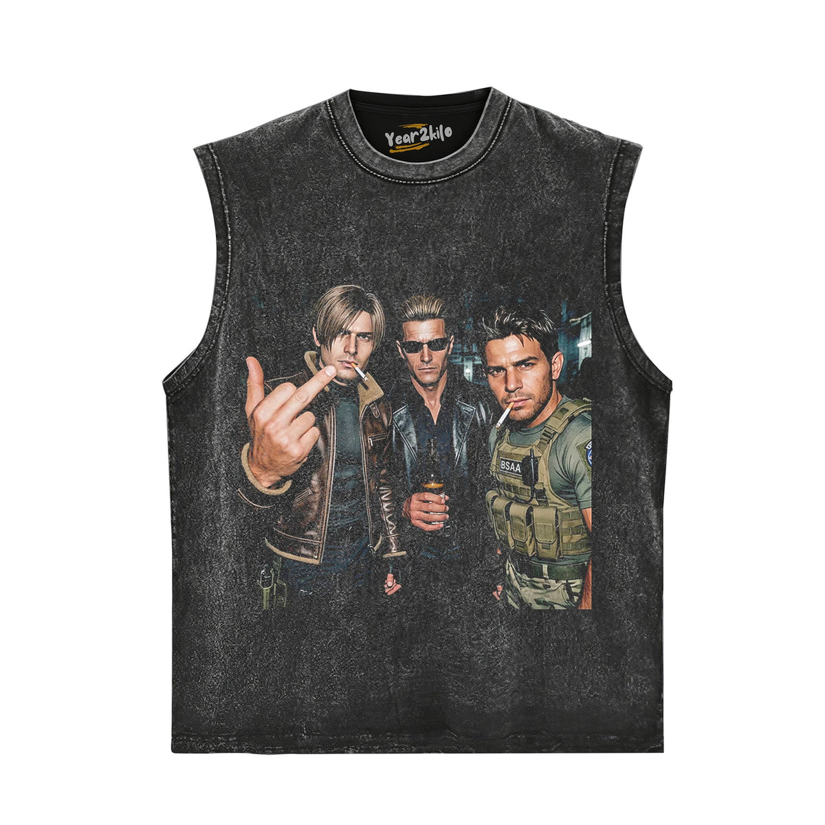 LEON & CHRIS & WESKER TANK TOP & TEE & LONG SLEEVE & LAYERED LS & HOODIE