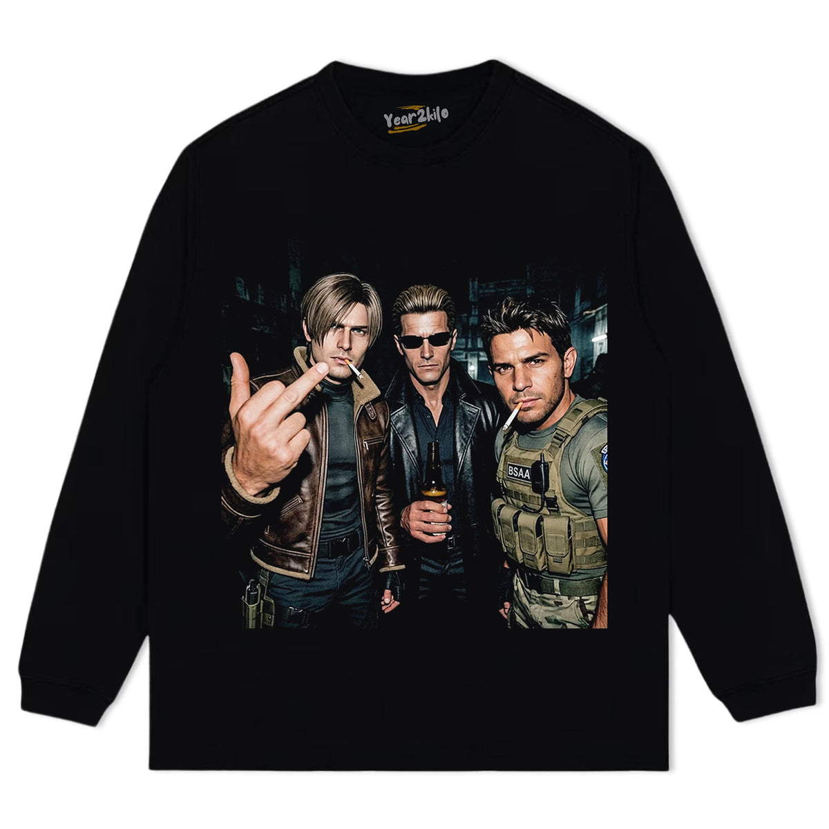 LEON & CHRIS & WESKER TANK TOP & TEE & LONG SLEEVE & LAYERED LS & HOODIE