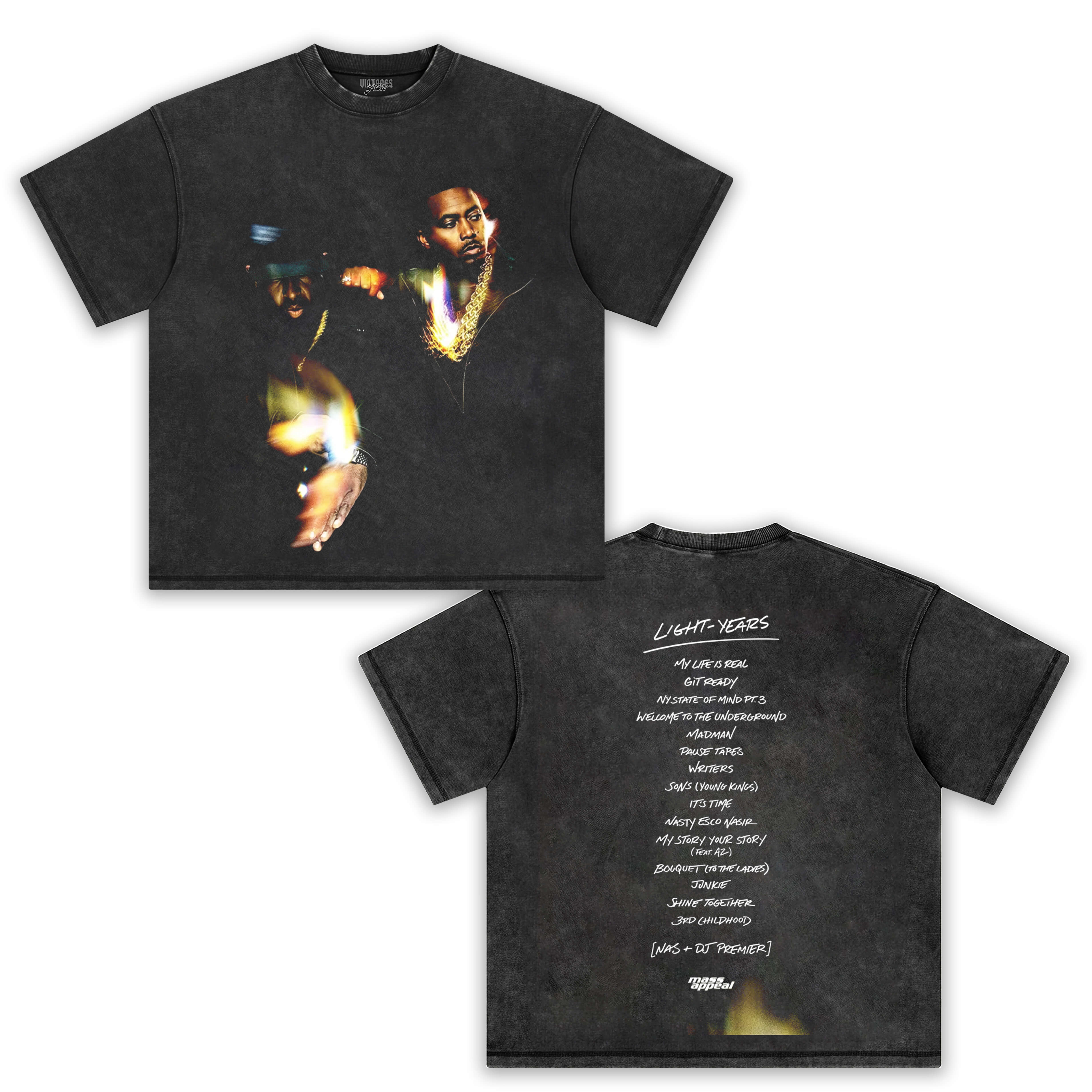 LIGHT-YEARS & NAS AND DJ PREMIER TEE