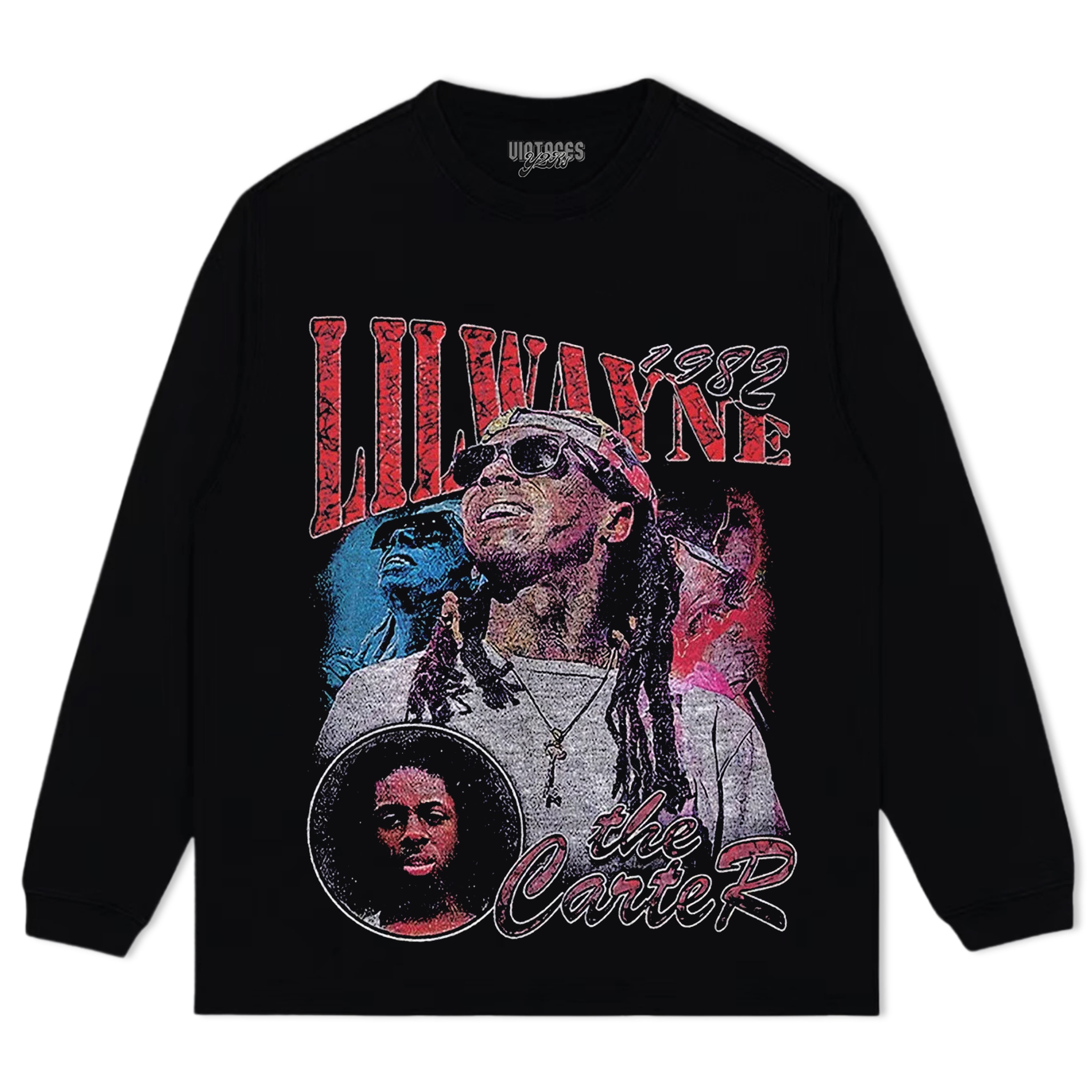 LIL WAYNE - VINTAGE INSPIRED 90'S RAP TEE & LS & HOODIE