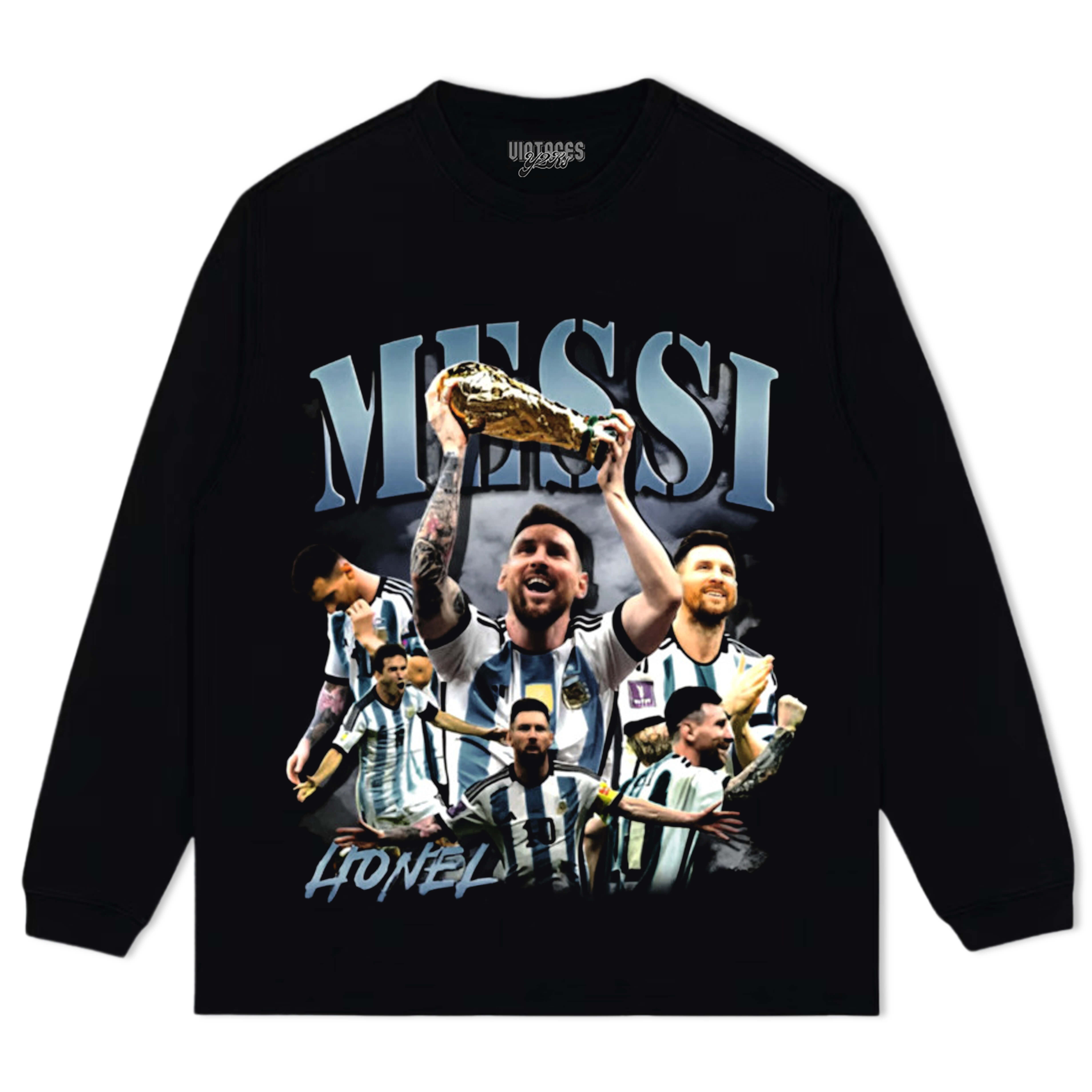 LIONEL MESSI RETRO COLLAGE TEE & LS & HOODIE