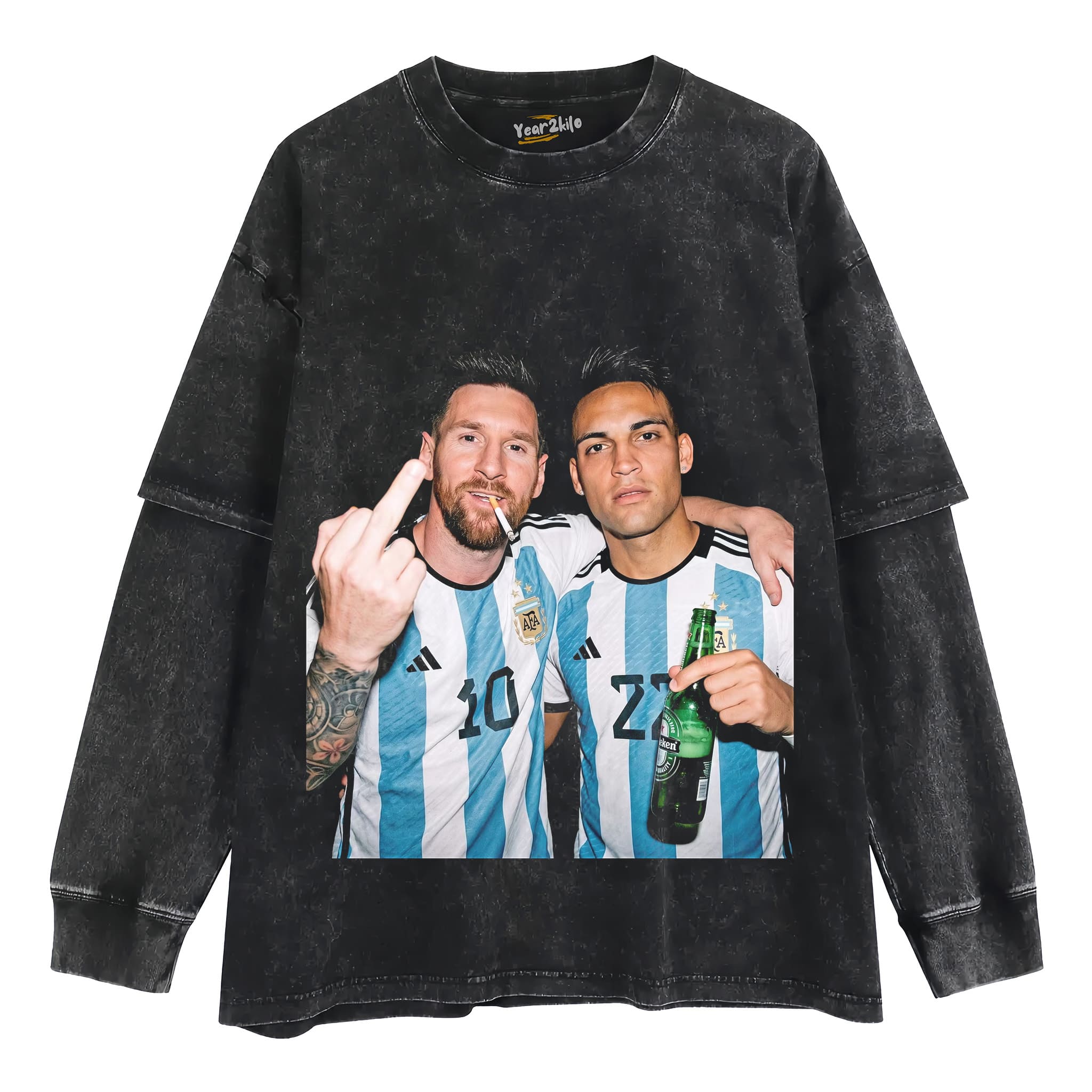 LIONEL MESSI & LAUTARO MARTÍNEZ TANK TOP & TEE & LONG SLEEVE & LAYERED LS & HOODIE