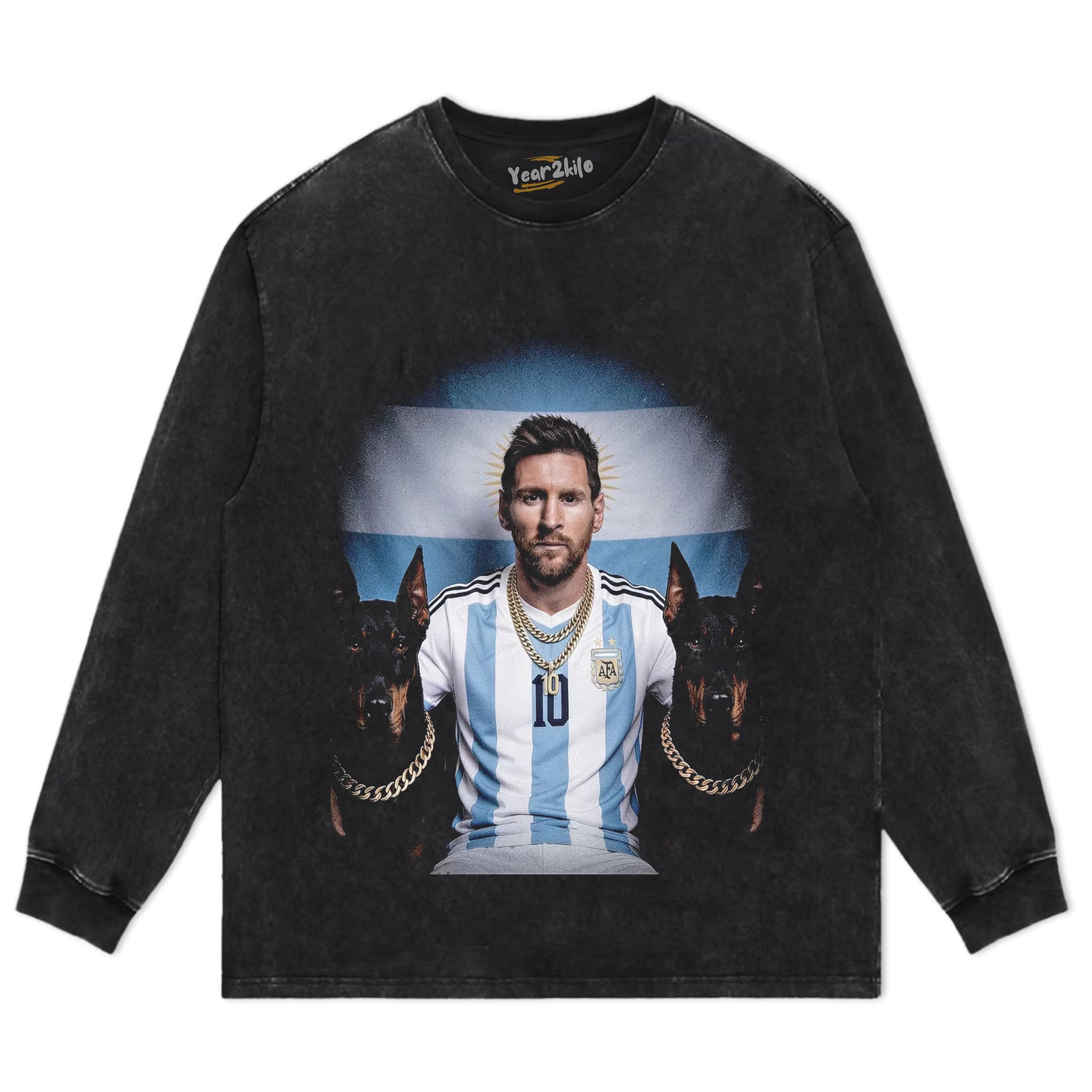 LIONEL MESS & DOBERMAN PINSCHER TANK TOP & TEE & LONG SLEEVE & LAYERED LS & HOODIE