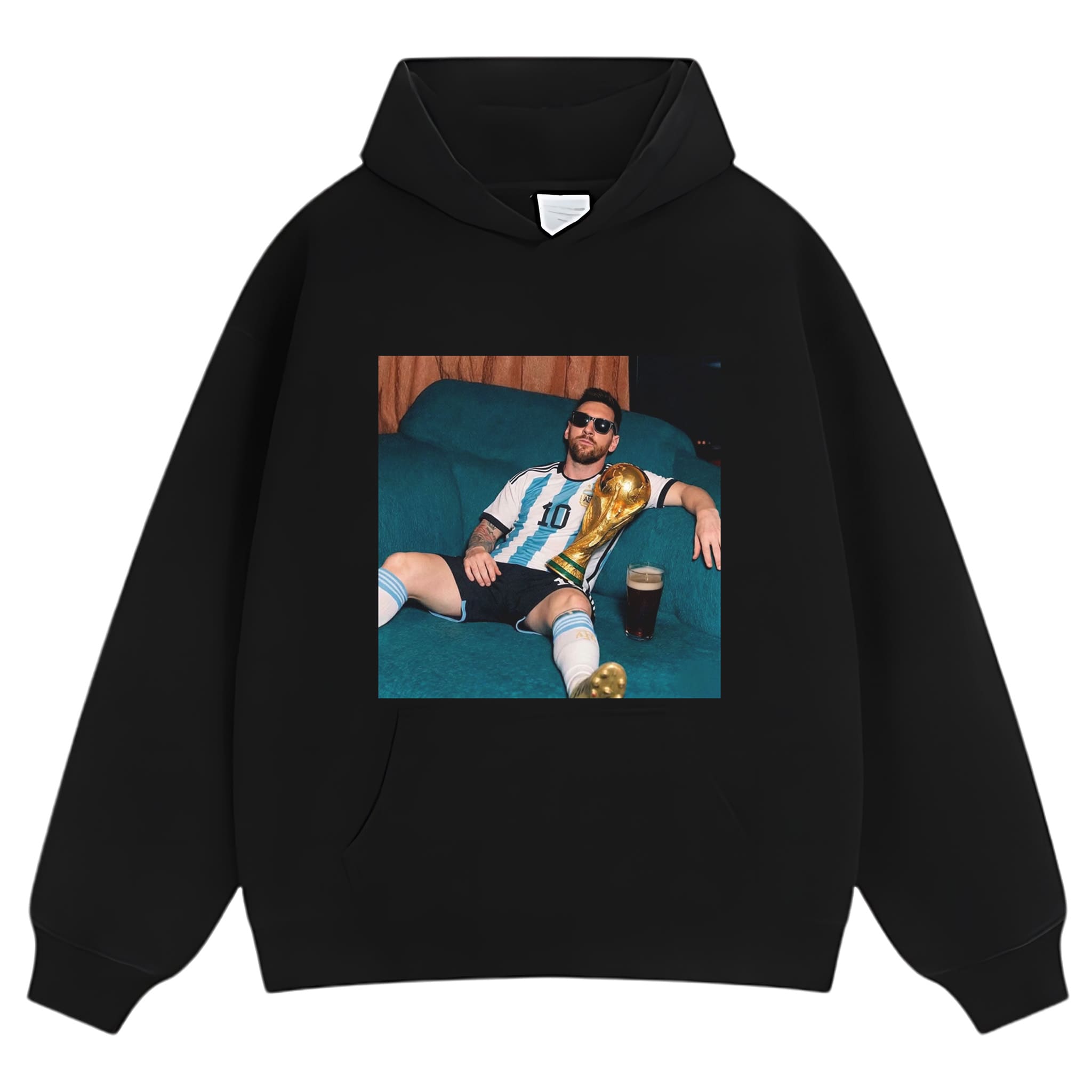 LOUNGING MESSI ARGENTINA FUNNY VINTAGE TANK TOP & TEE & LONG SLEEVE & LAYERED LS & HOODIE