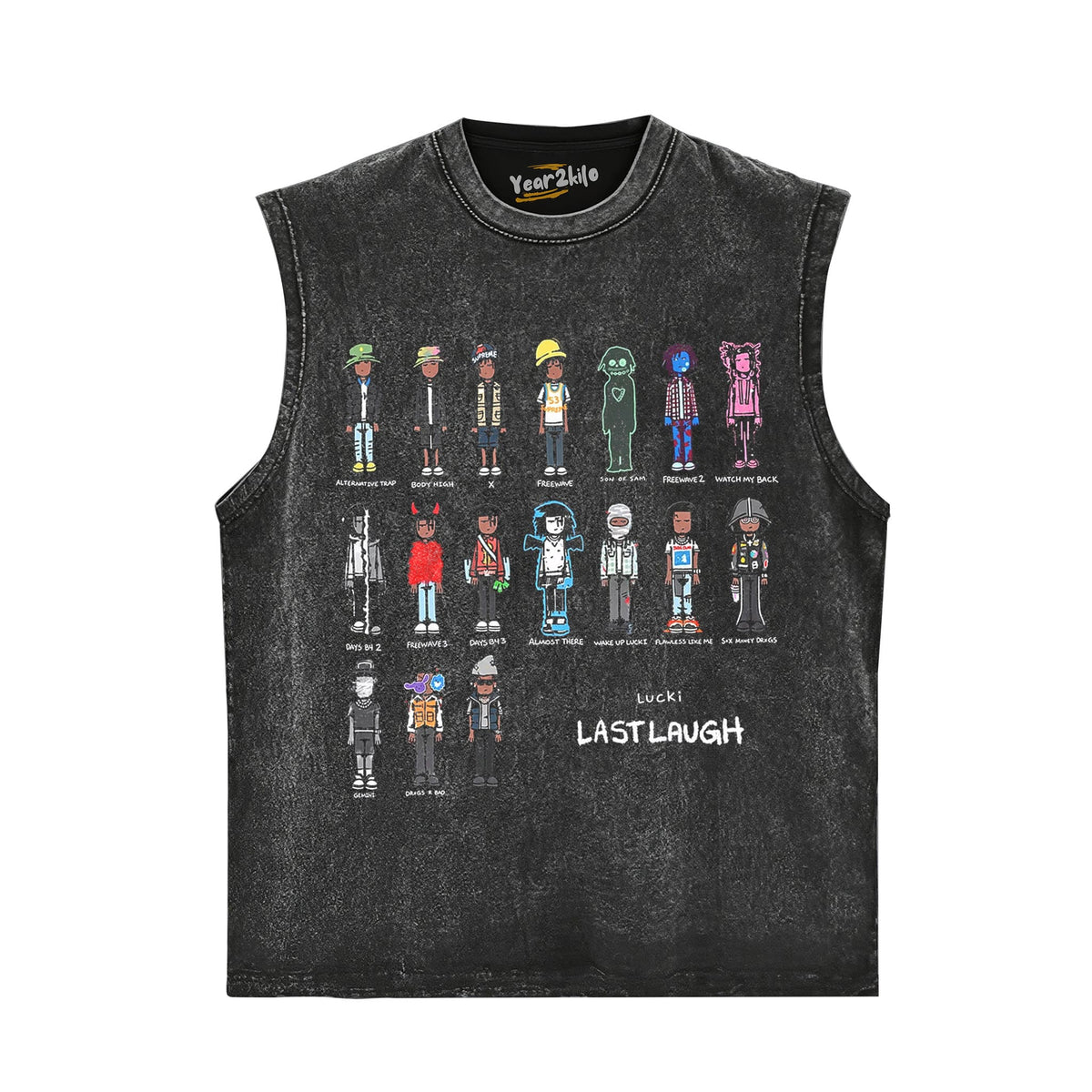 LUCKI & LAST LAUGH TANK TOP & TEE & LONG SLEEVE & LAYERED LS & HOODIE