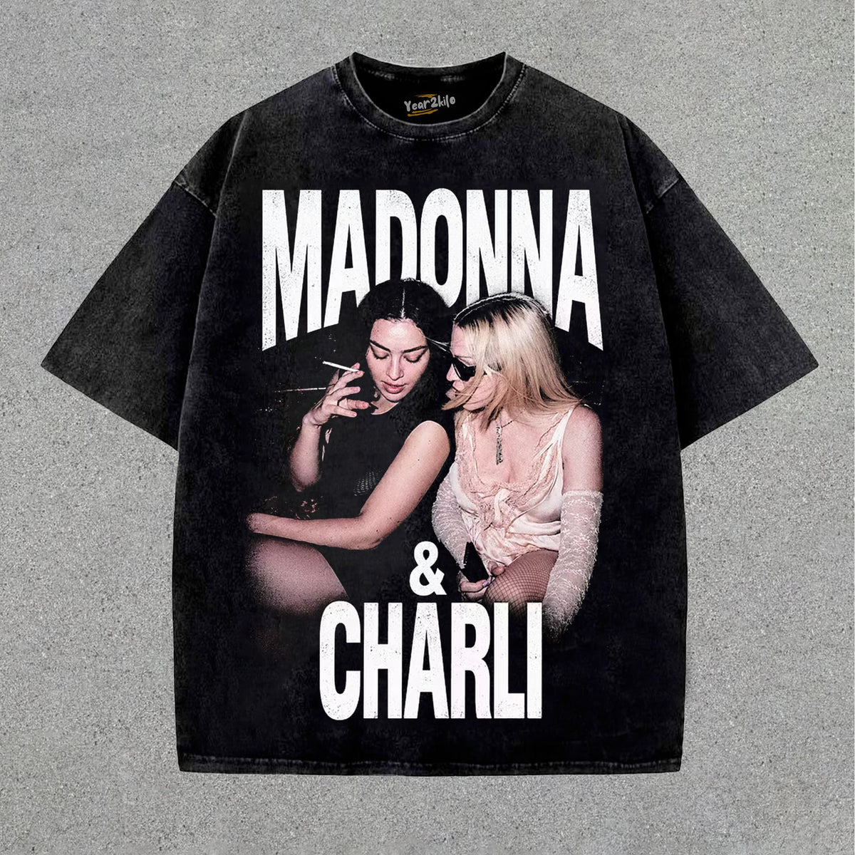 MADONNA & CHARLI XCX TANK TOP & TEE & LONG SLEEVE & LAYERED LS & HOODIE