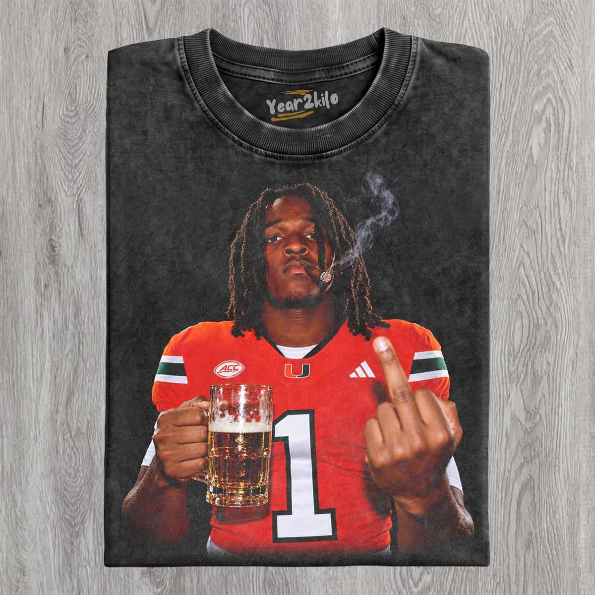 MALACHI TONEY - MIDDLE FINGER TANK TOP & TEE & LONG SLEEVE & LAYERED LS & HOODIE