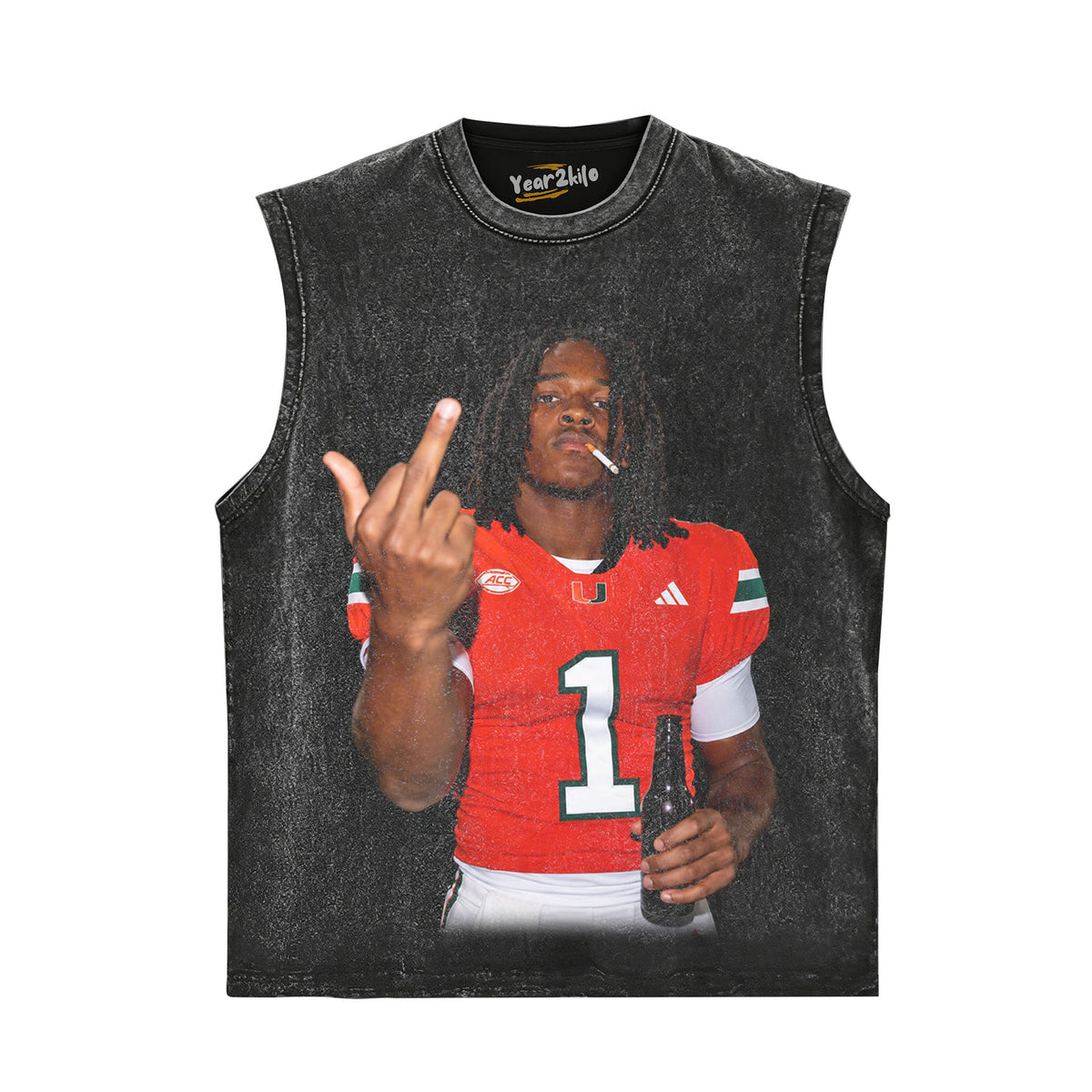 MALACHI TONEY - MIDDLE FINGER V2 TANK TOP & TEE & LONG SLEEVE & LAYERED LS & HOODIE