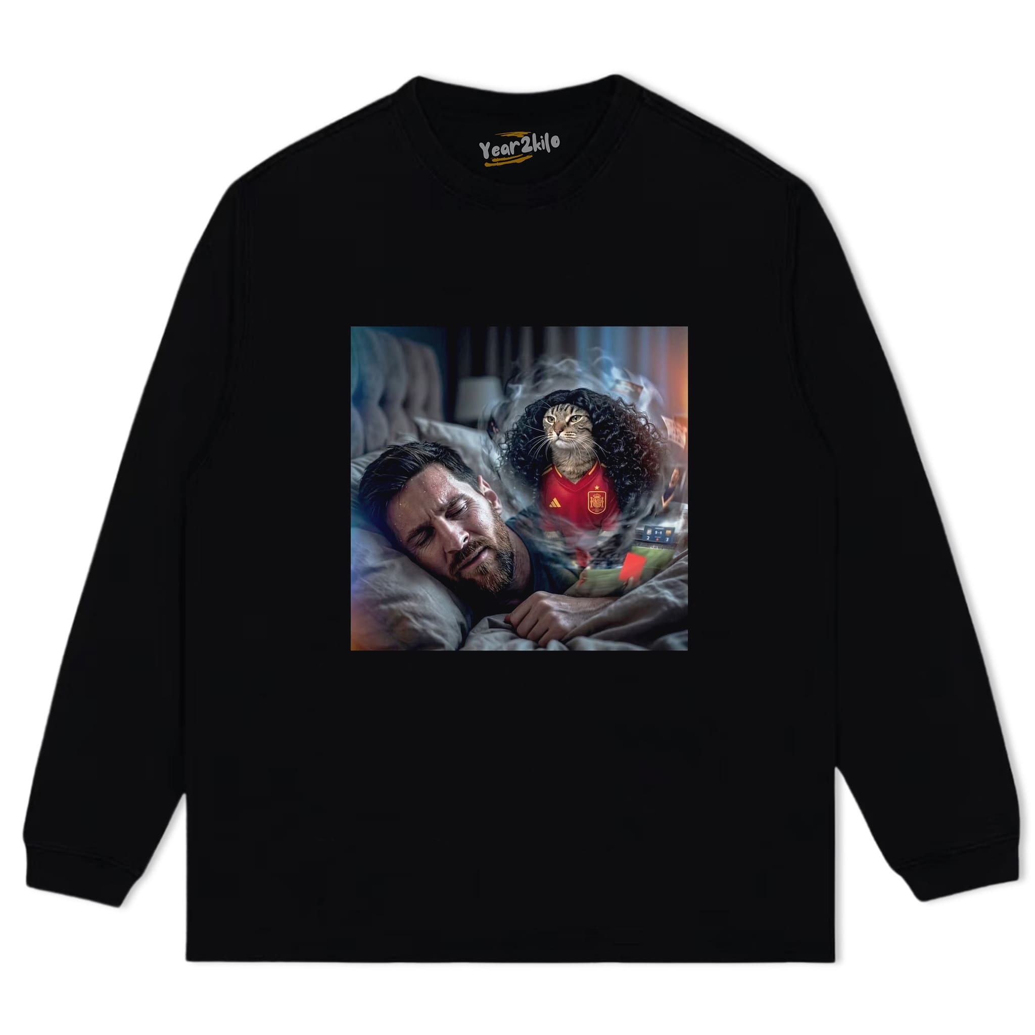 MARC CUCURELLA CAT & MESSI FUNNY TANK TOP & TEE & LONG SLEEVE & LAYERED LS & HOODIE