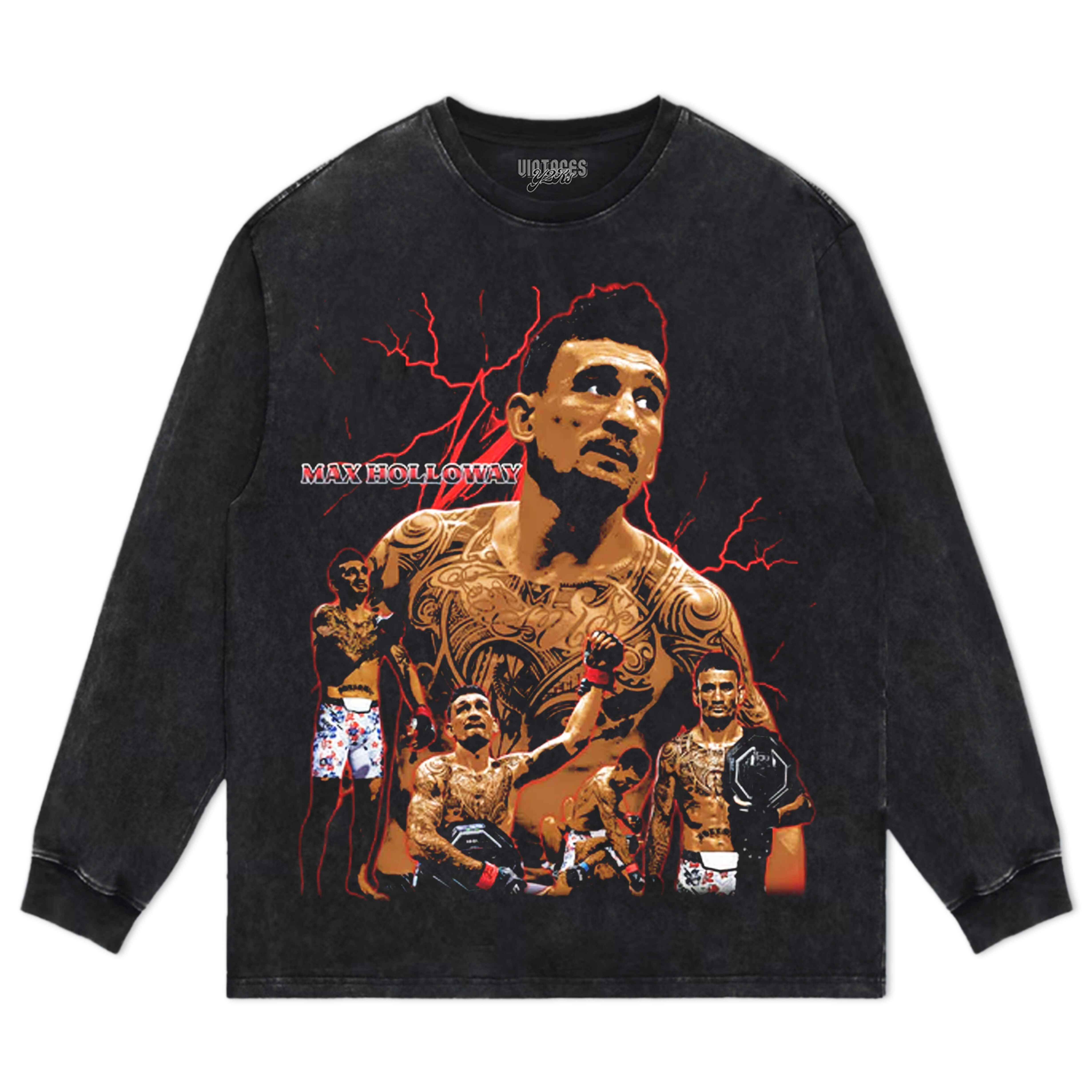 MAX HOLLOWAY & CHAMP TEE & LS & HOODIE