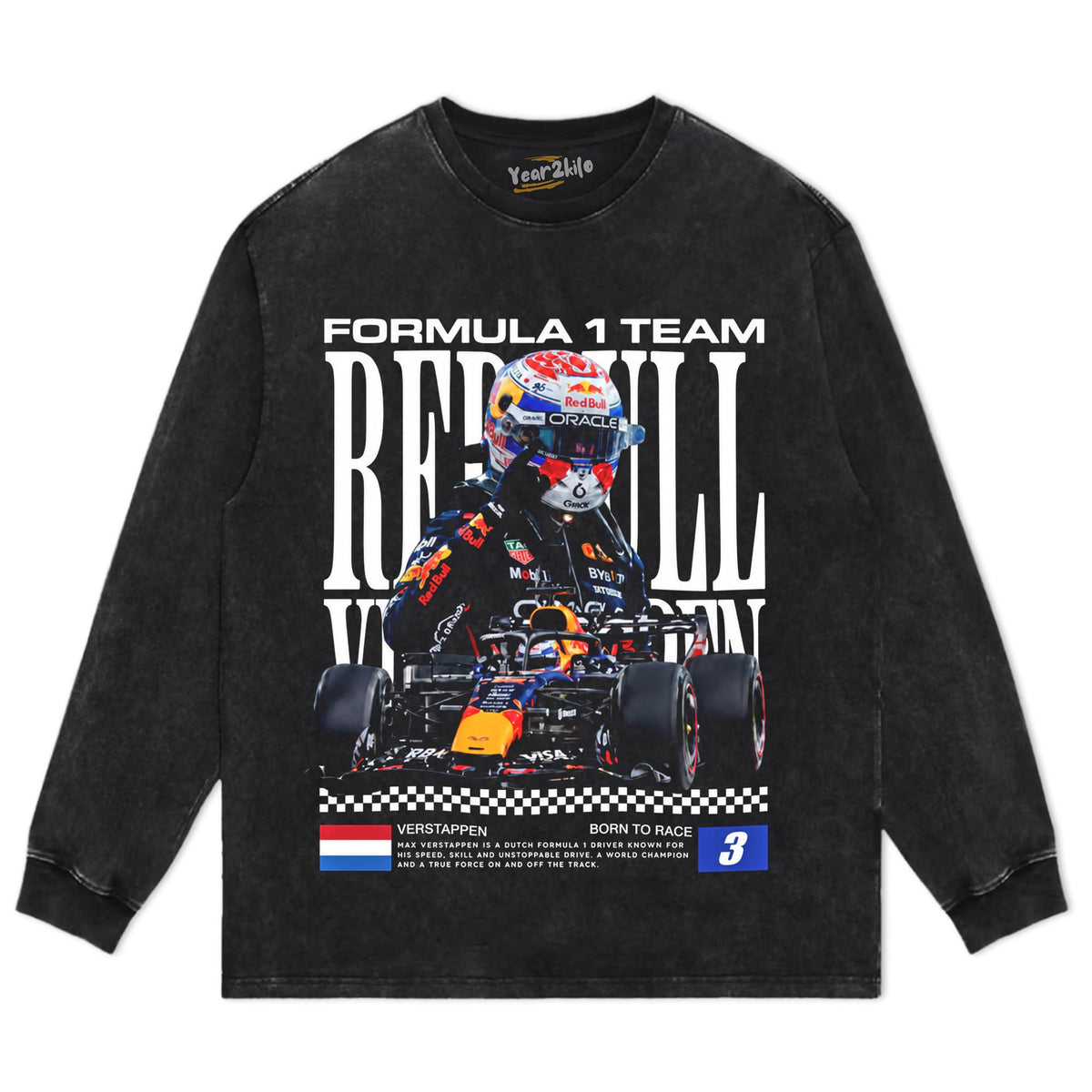 MAX VERSTAPPEN VINTAGE TANK TOP & TEE & LONG SLEEVE & LAYERED LS & HOODIE